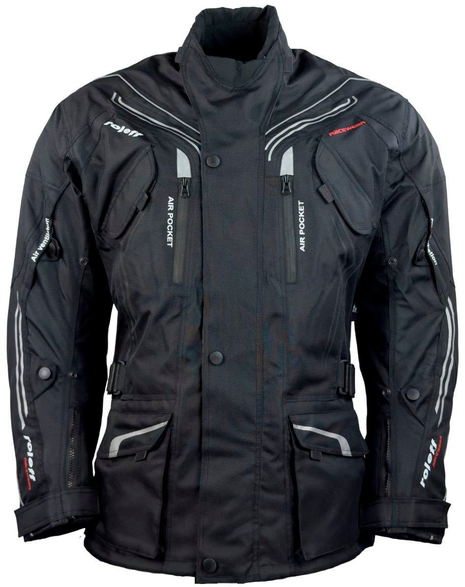roleff Motorradjacke Turin mit Sicherheitsstreifen günstig online kaufen