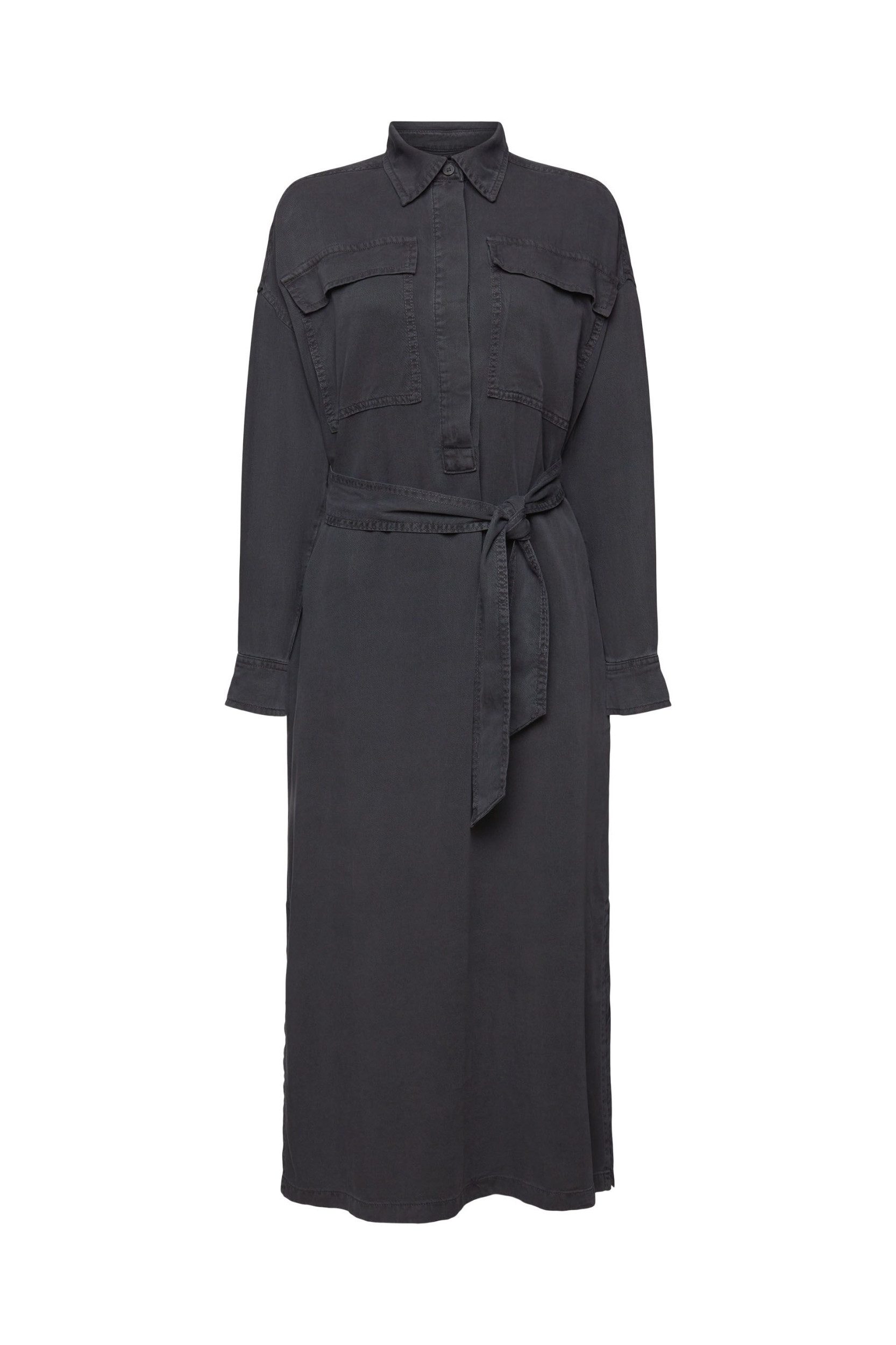 Esprit Chiffonkleid TENCEL SHIRTDRS