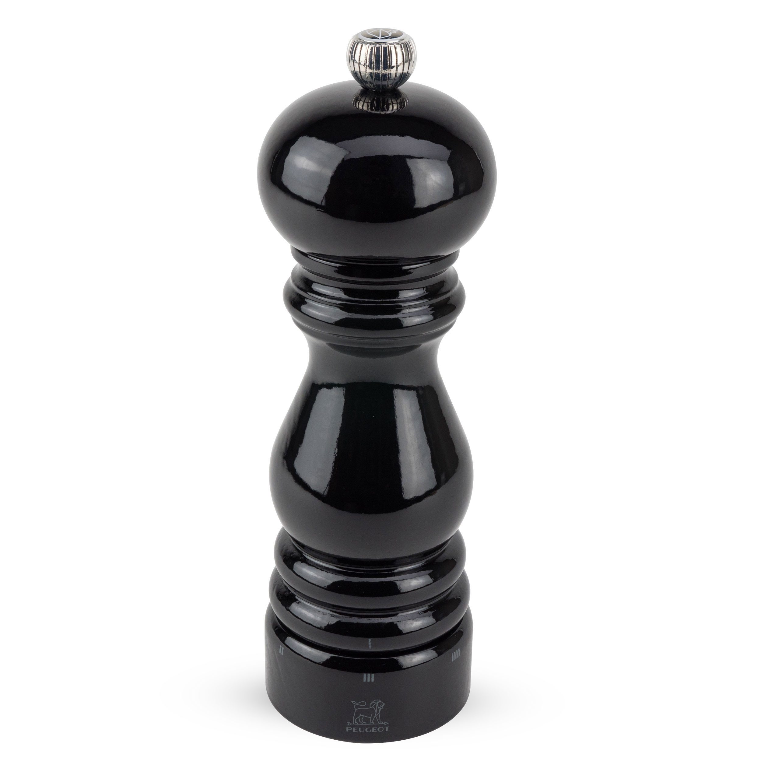 PEUGEOT Salzmühle PARIS 18cm Schwarz Lackiert Buchenholz uSelect Stahl Manuell