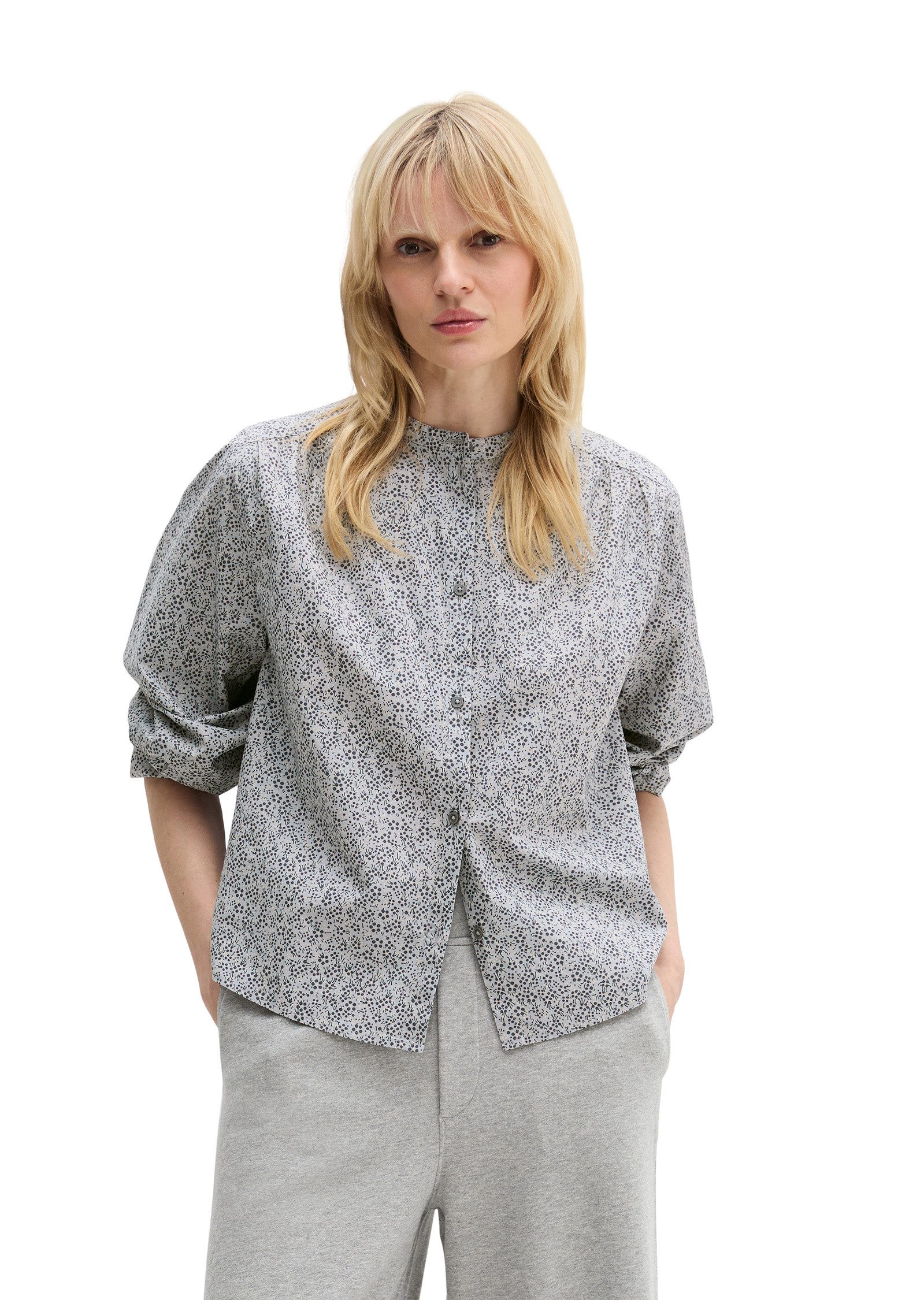 Marc O'Polo Langarmbluse aus leichter Papertouch-Popeline