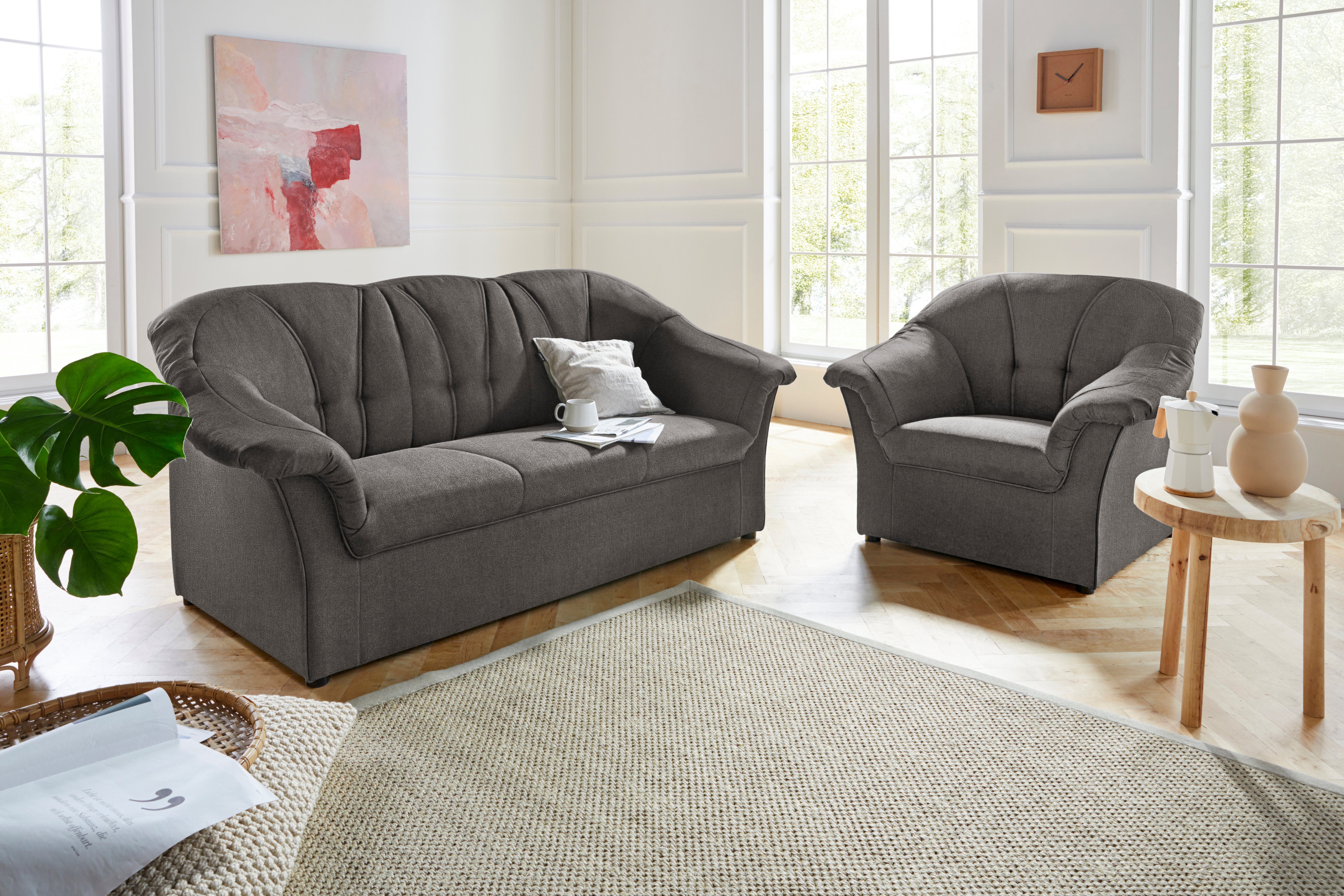 DOMO collection Polstergarnitur Pegnitz, (Set), Sessel günstig online kaufen