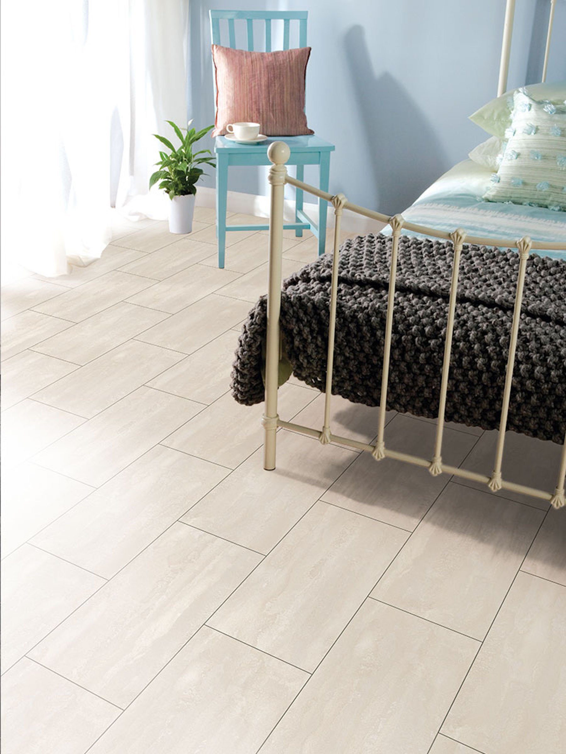 JANGAL Laminat Mountain Line Ultimate - 635x327x8mm - für 11,4m2, täuschend echte Steinoptik, Fliesenlaminat