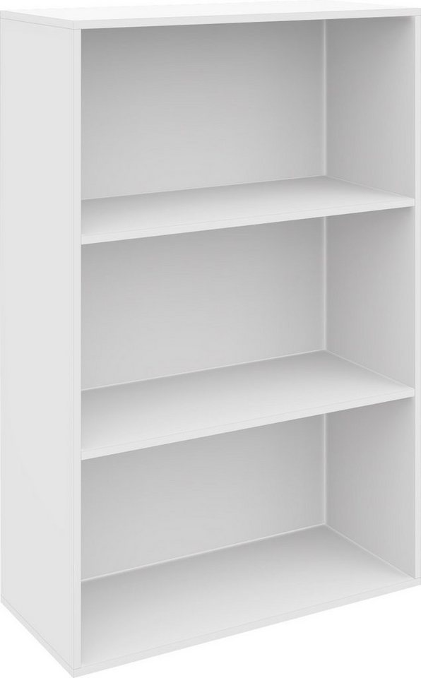 borchardt Möbel Aktenregal Tom, Bücherregal für alle Räume geeignet, 2  höhenverstellbare Holzeinlegeböden