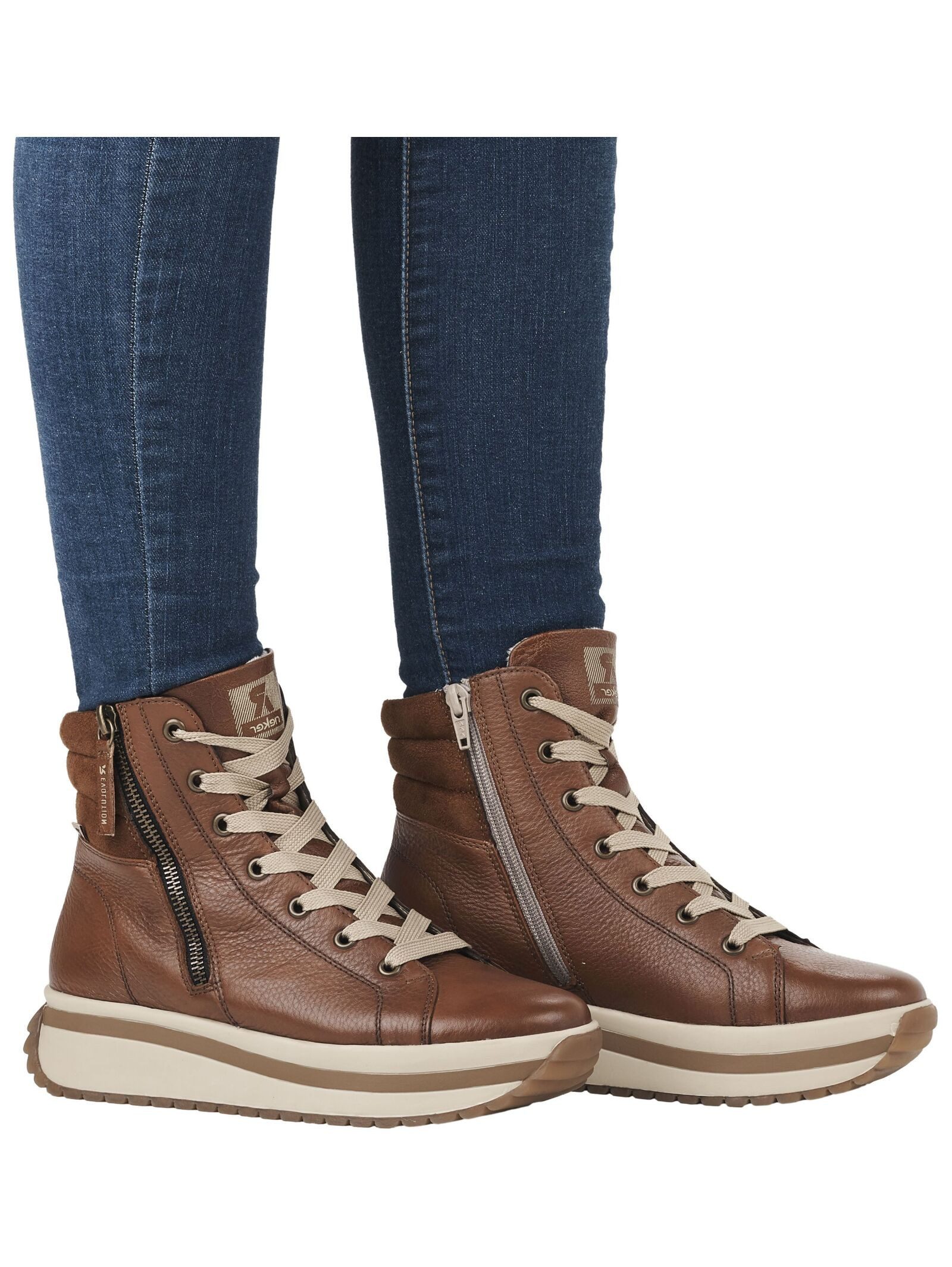 Rieker Rieker Stiefelette Glattleder Ankleboots