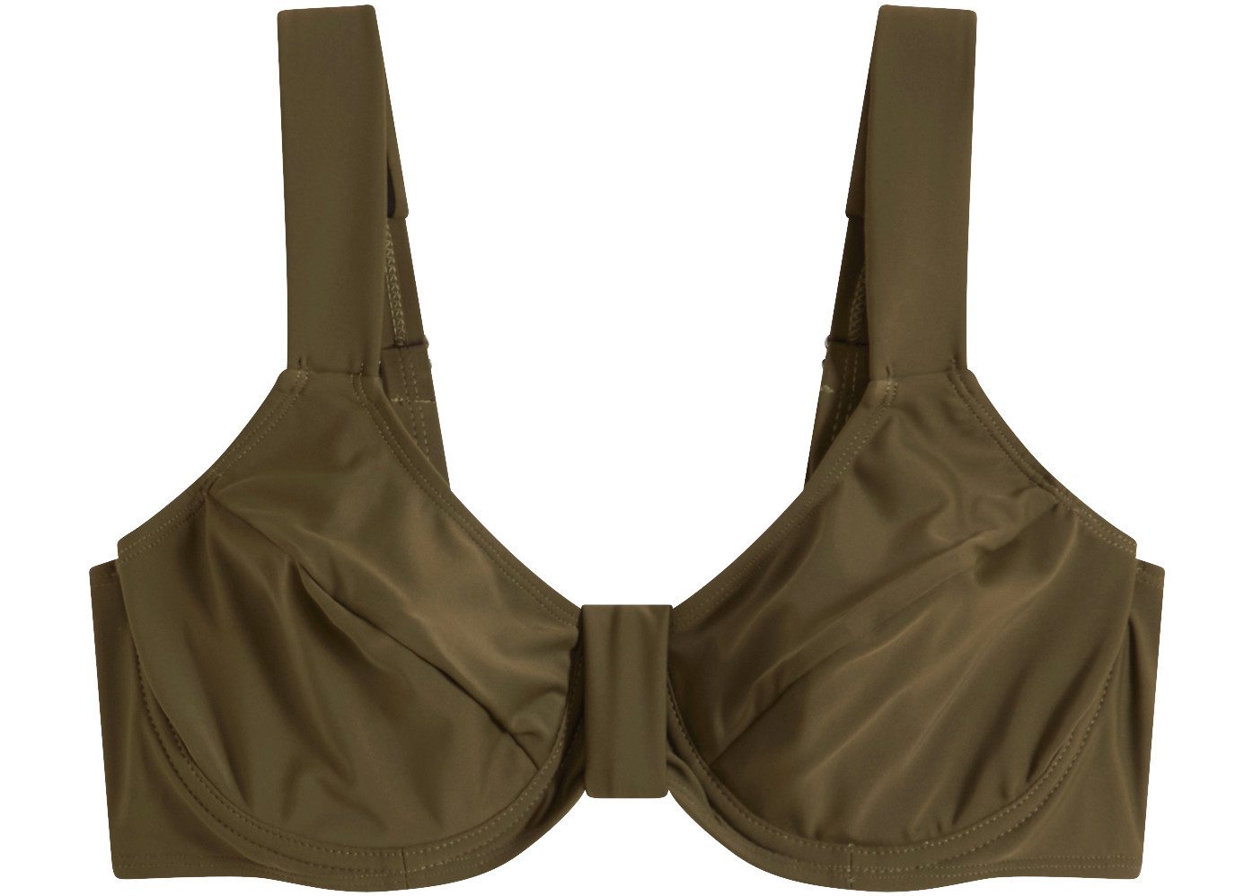 bonprix Bügel-Bikini-Top (1-St), Minimizer-Design, mit Elasthan-Anteil, Basic-Stil