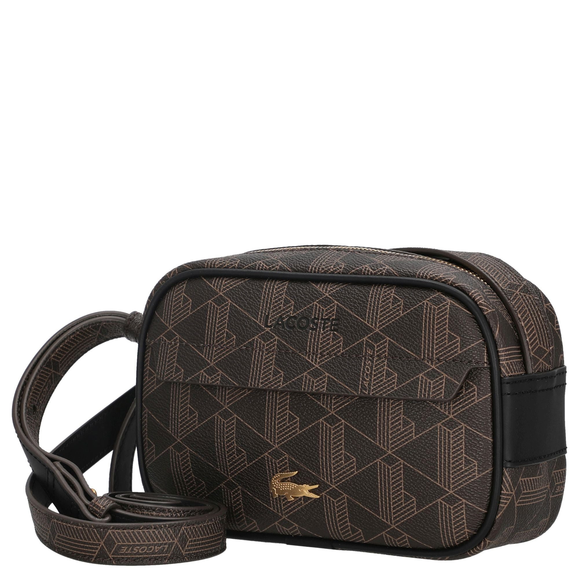 Lacoste Umhängetasche The Blend S - Umhängetasche 19 cm (mono slate black shitake)
