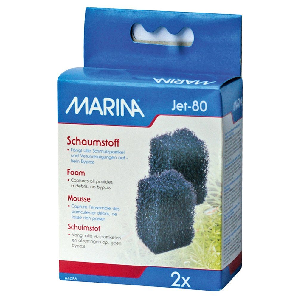 Aquariumfilter Jet 80 Ersatzschwammfilter 2er