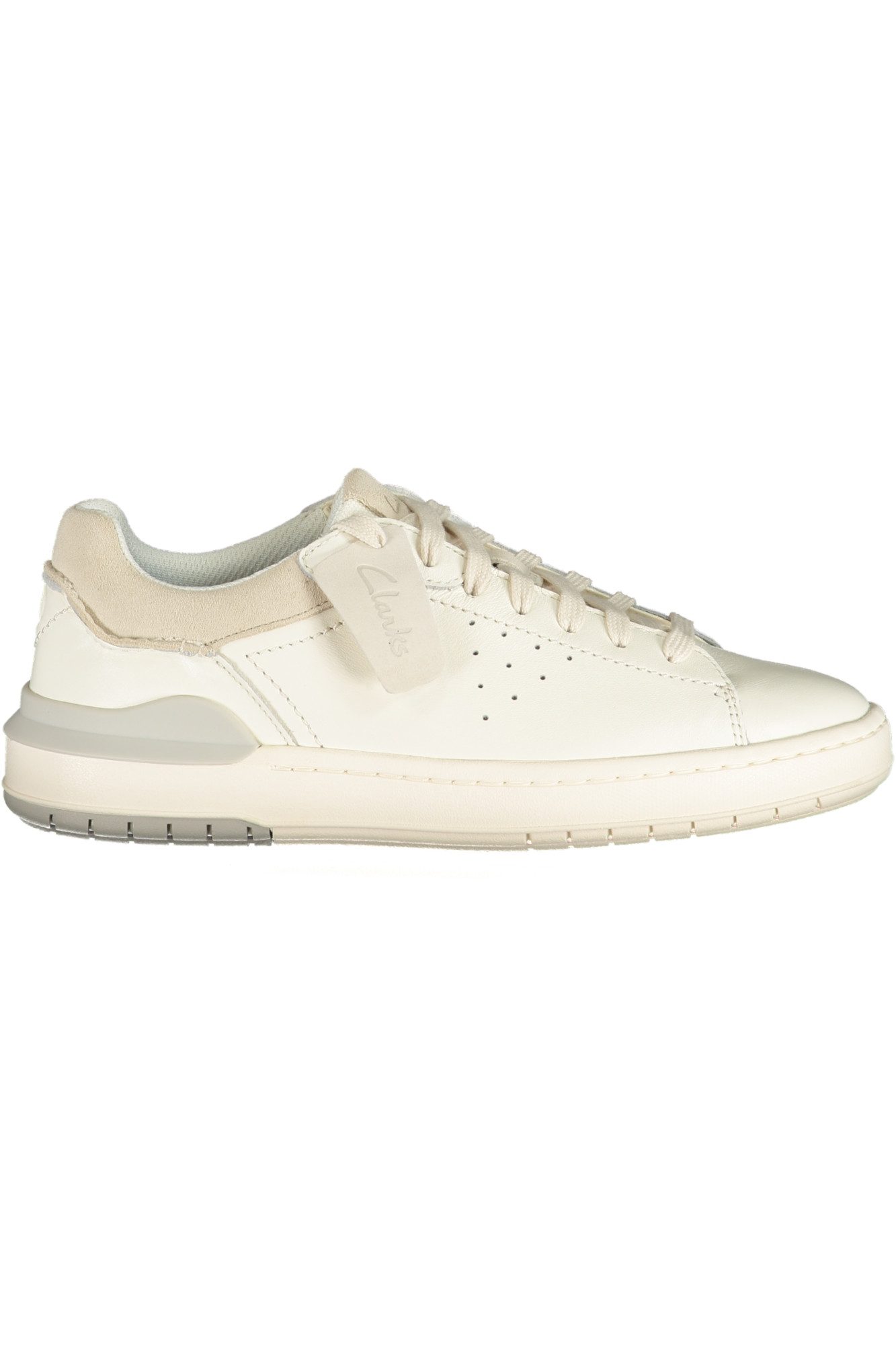 Clarks Sneaker Moderner Herrensportschuh in Weiß mit