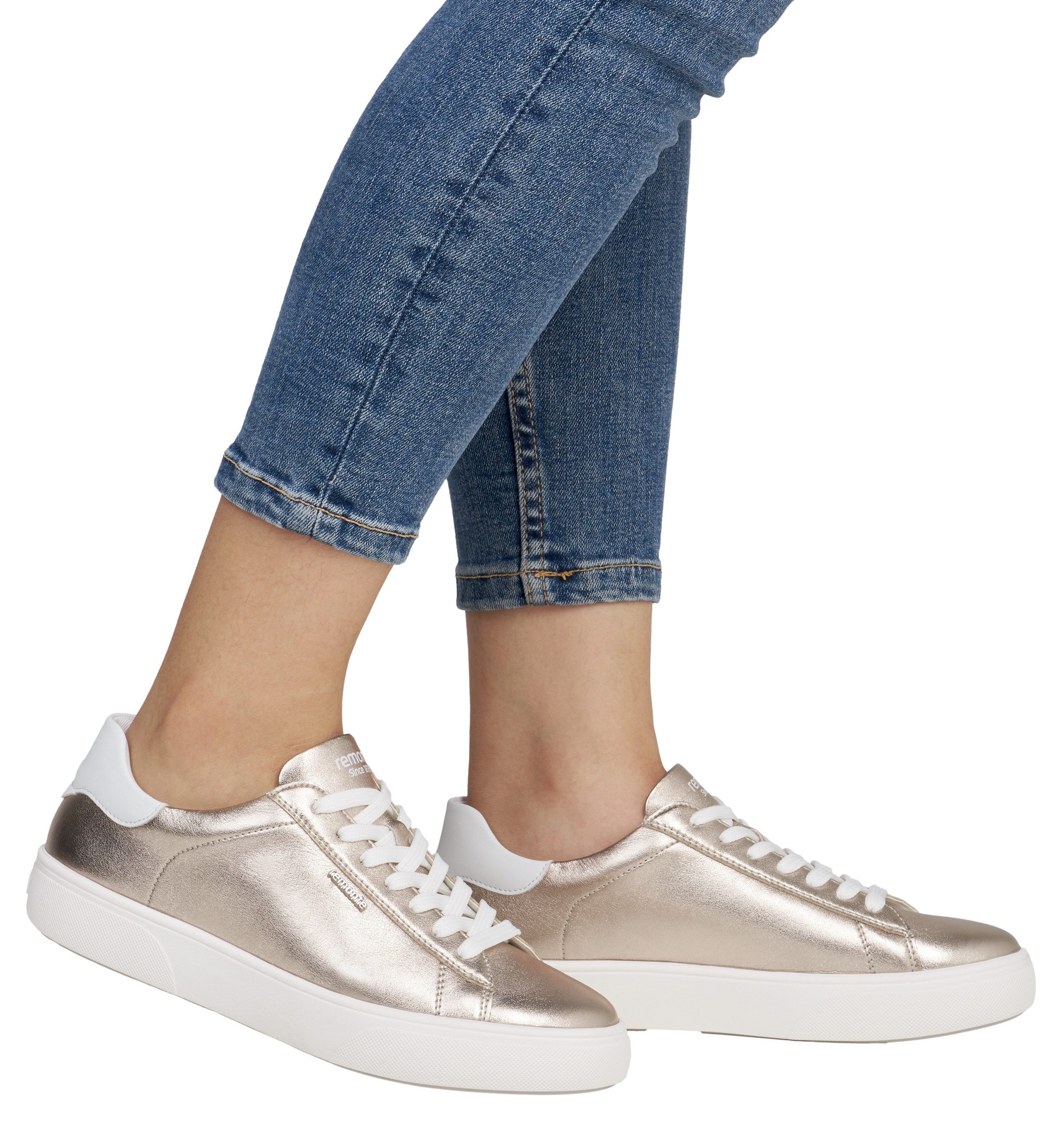 Remonte Plateausneaker, Schnürschuh, Freizeitschuh, Halbschuh mit Kontrastb günstig online kaufen