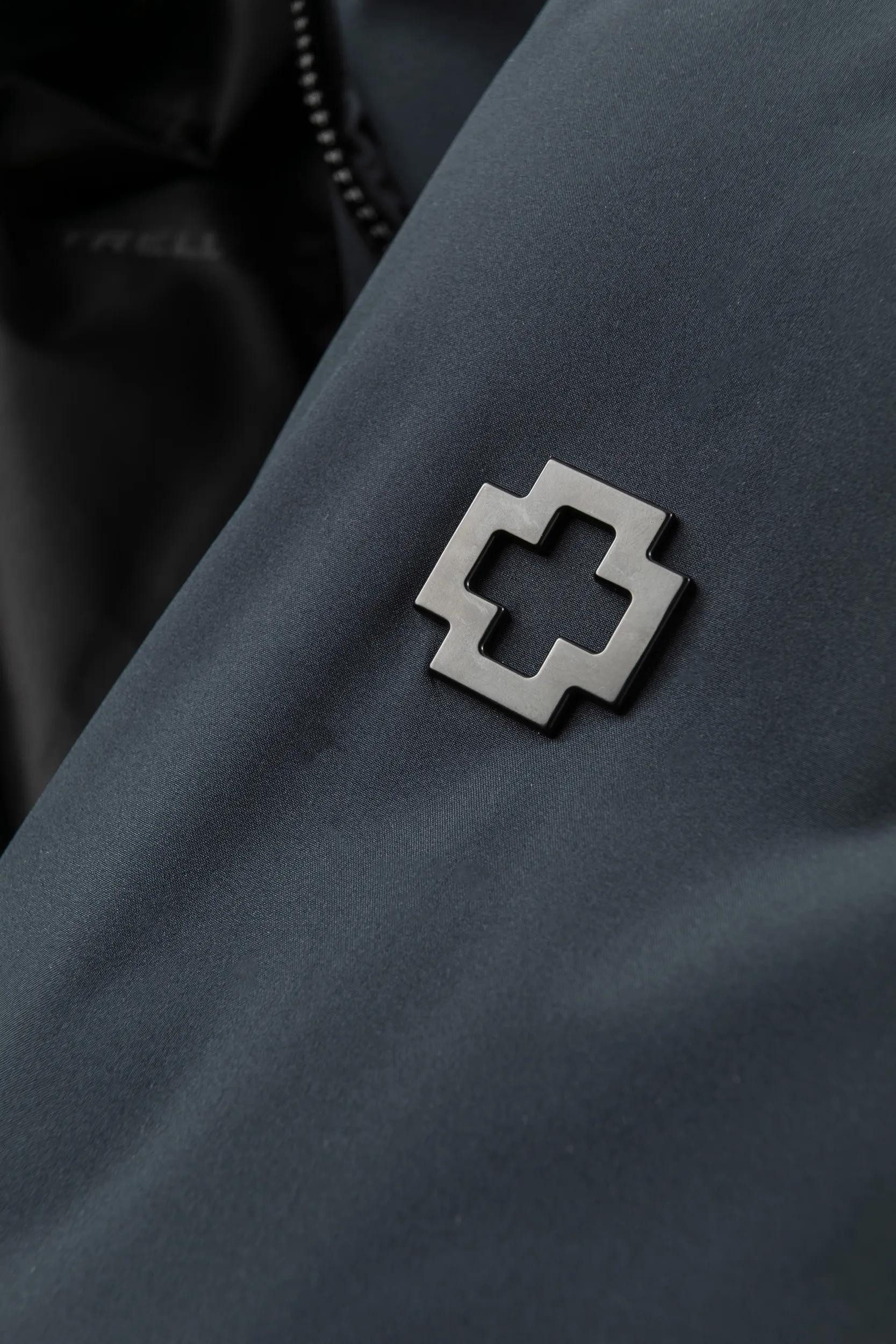 Strellson Parka Ambience Kurzmantel mit gefüttertem Stehkragen Regular Fit abnehmbare Details