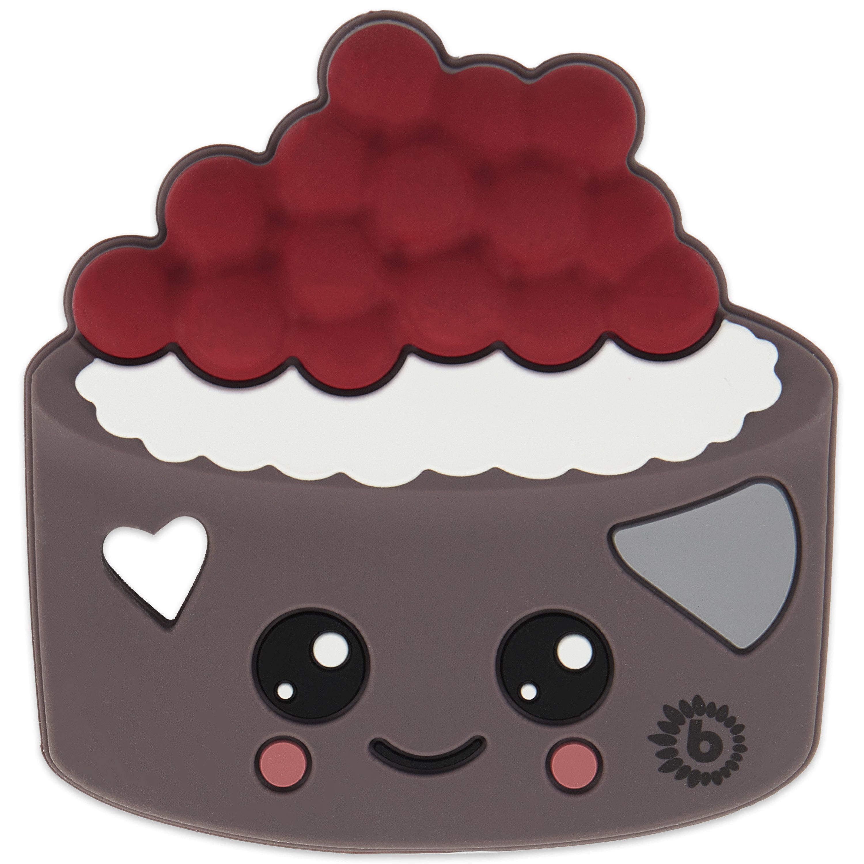 BIECO Beißring Bieco Silikon Torte Beißring Baby, 8 cm Ab 0