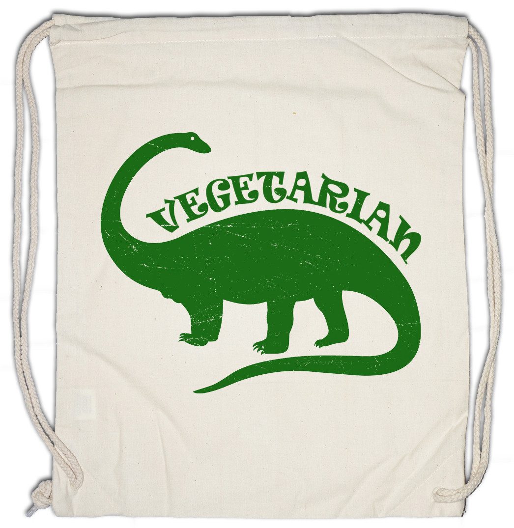 Turnbeutel Vegetarian Dinosaur Turnbeutel Vegan Dinosaurier Saurier