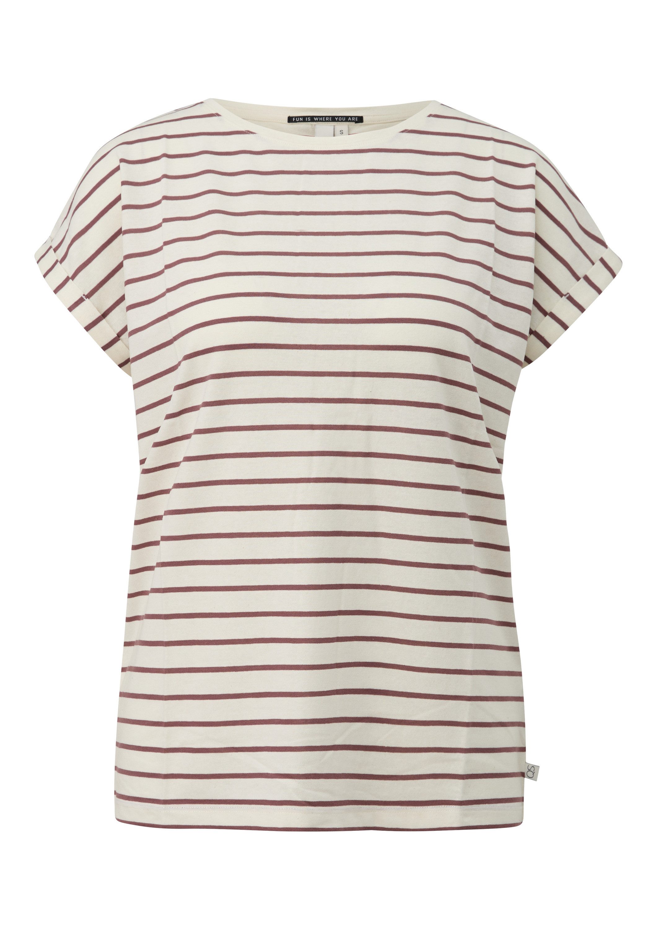 QS Kurzarmshirt T-Shirt (1-tlg) günstig online kaufen