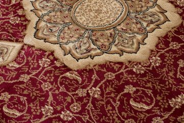 Orientteppich Oriente Teppich - Traditioneller Teppich Orient Rot Beige, Mazovia, 60 x 100 cm, Geeignet für Fußbodenheizung, Pflegeleicht, Wohnzimmerteppich