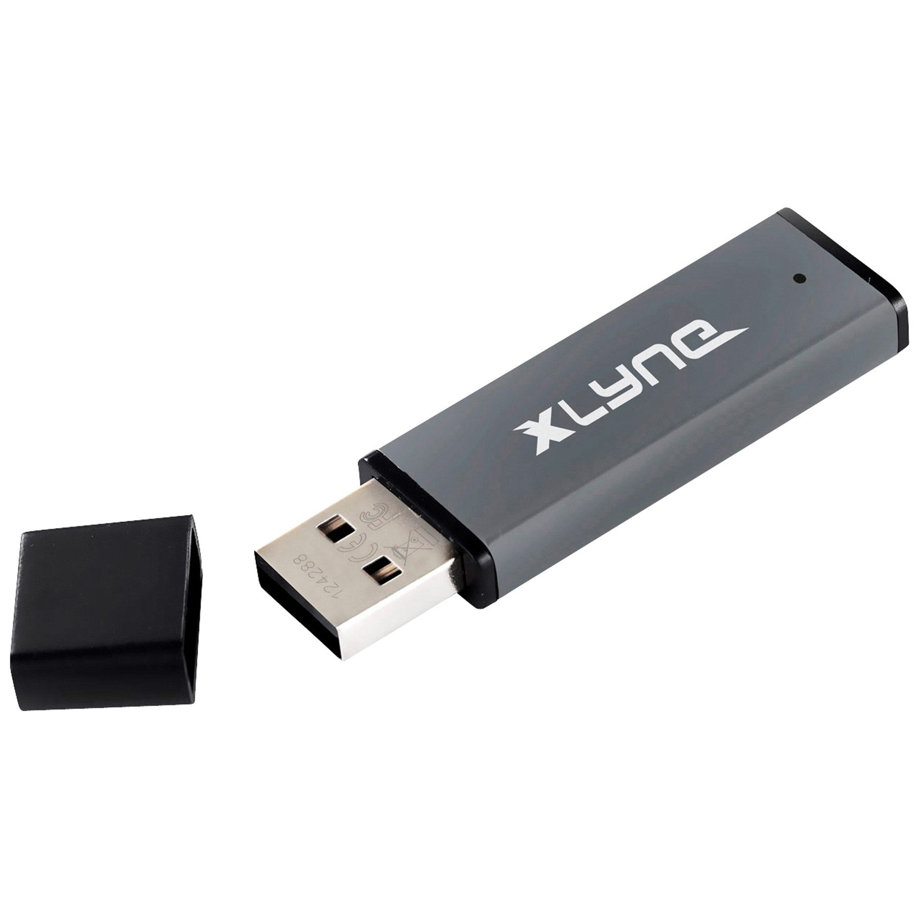 XLYNE XLYNE USB-Stick Alu, USB 2.0, 64 GB USB-Stick