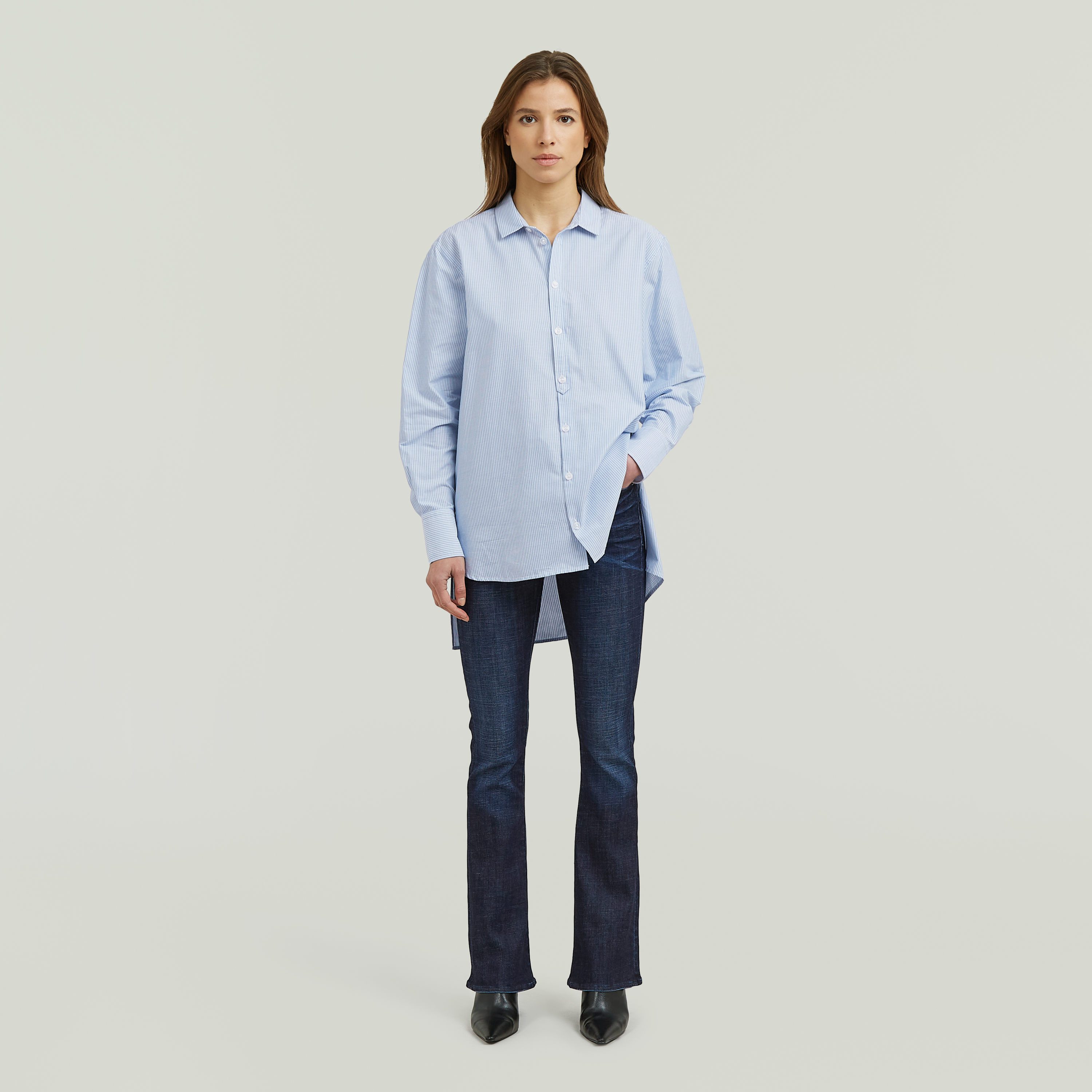 G-STAR Bootcut-Jeans 3301 Flare Wmn aus Stretch-Denim – Bild 4 von 5