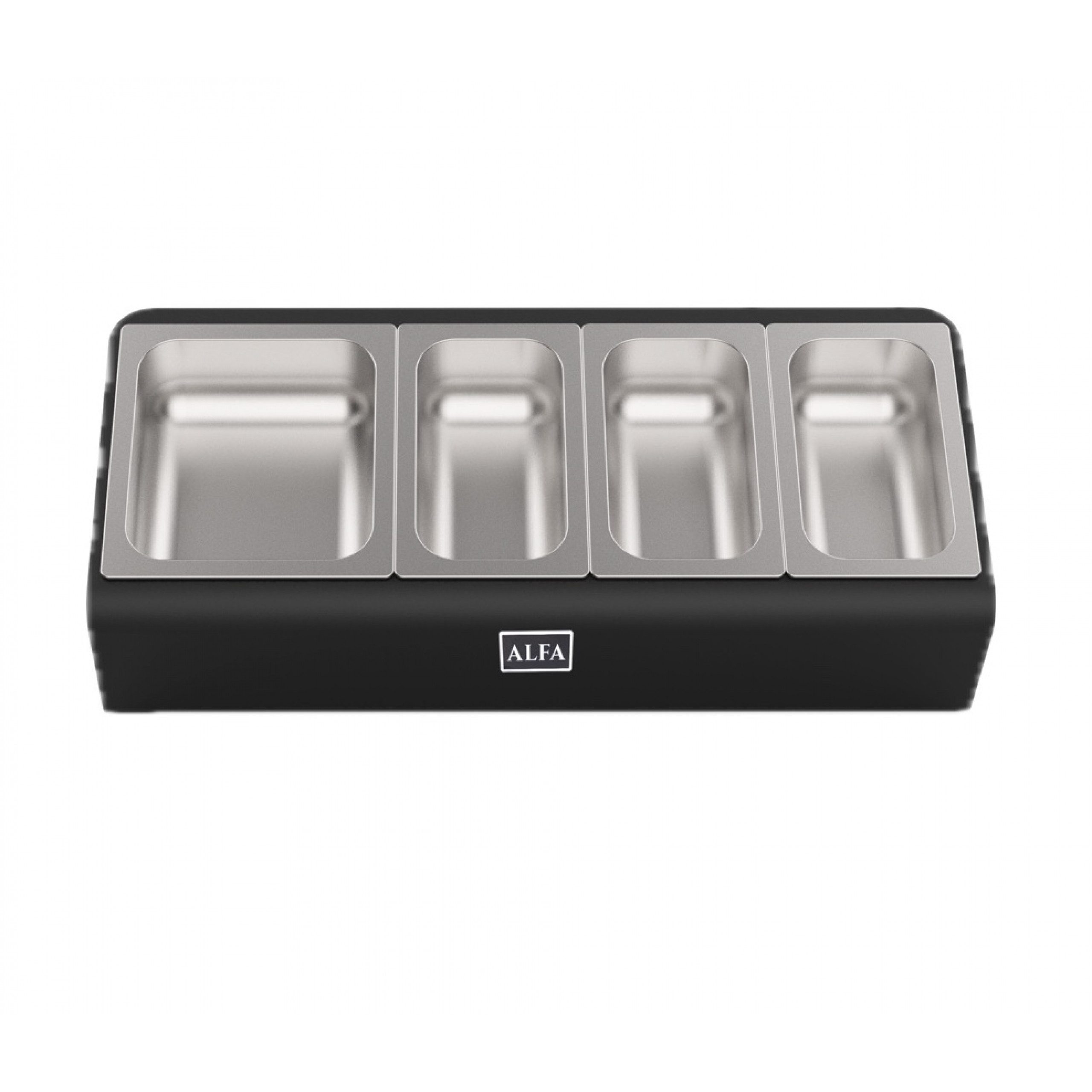 Alfa Forni Pizzaofen Alfa Forni Toppingstation - Zutatenhalter mit 4 Behältern und Deckel