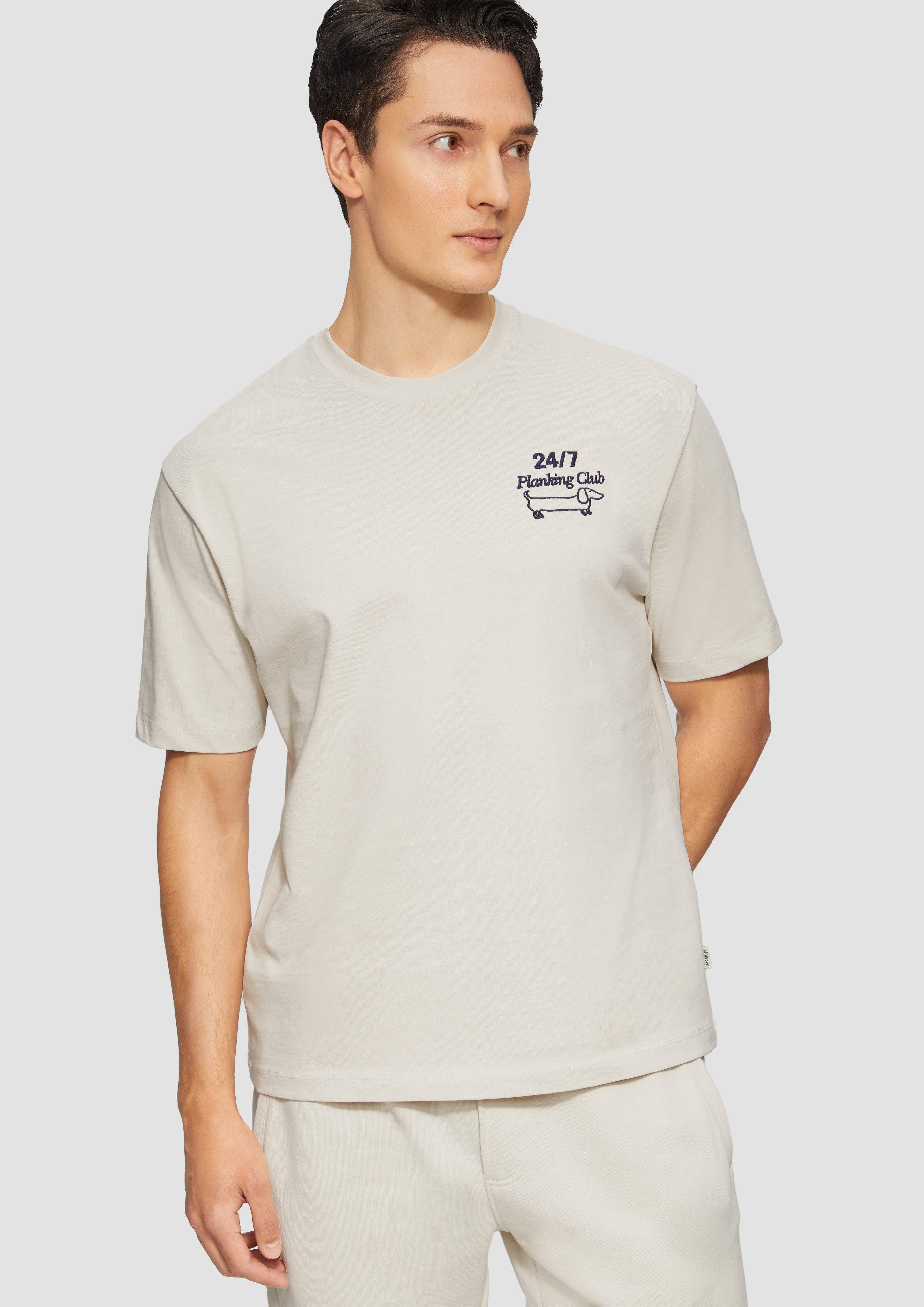 s.Oliver Kurzarmshirt T-Shirt im Relaxed Fit günstig online kaufen