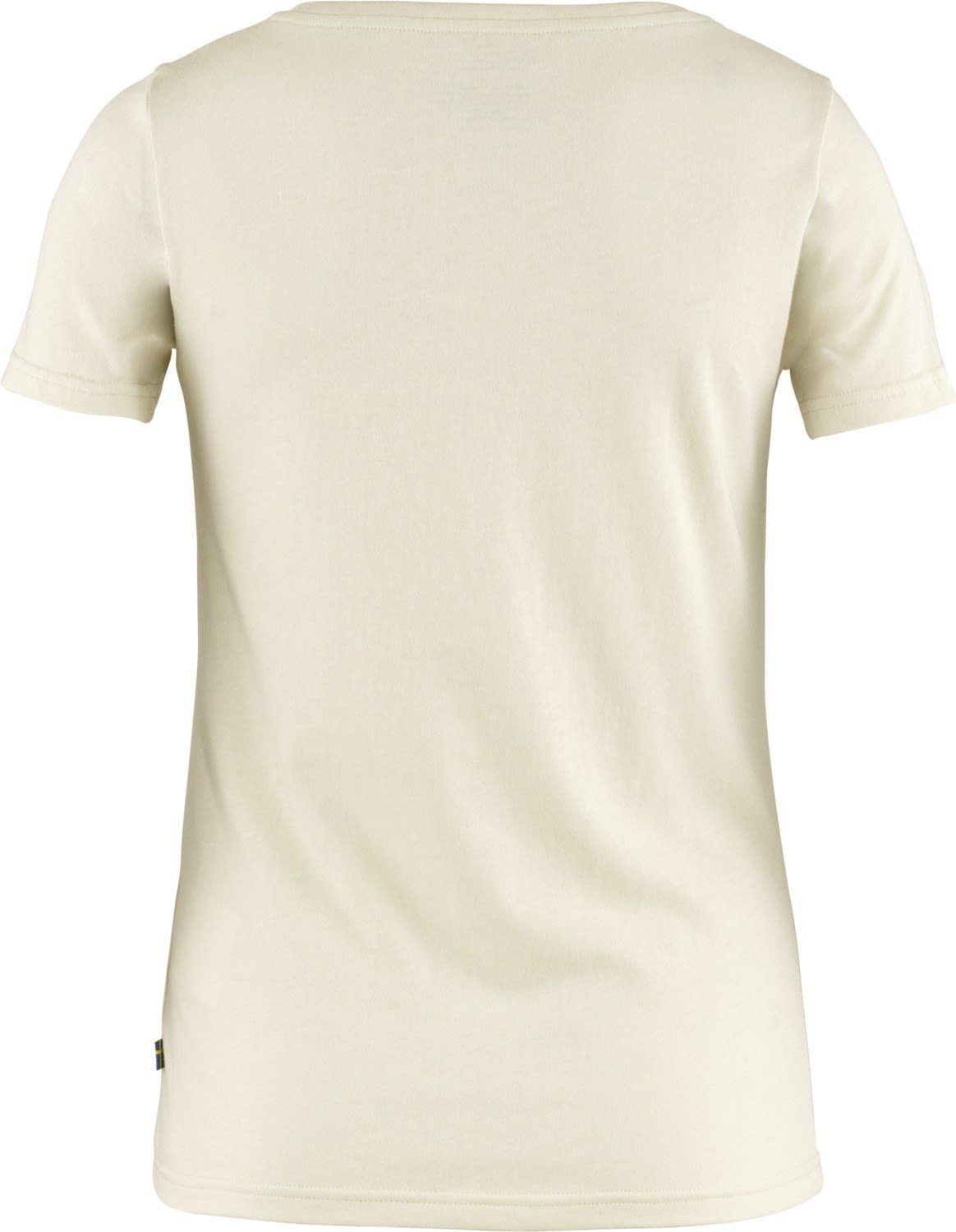 White T-Shirt T-shirt Sunrise Kurzarm-Shirt Damen Fjällräven Fjällräven W Chalk