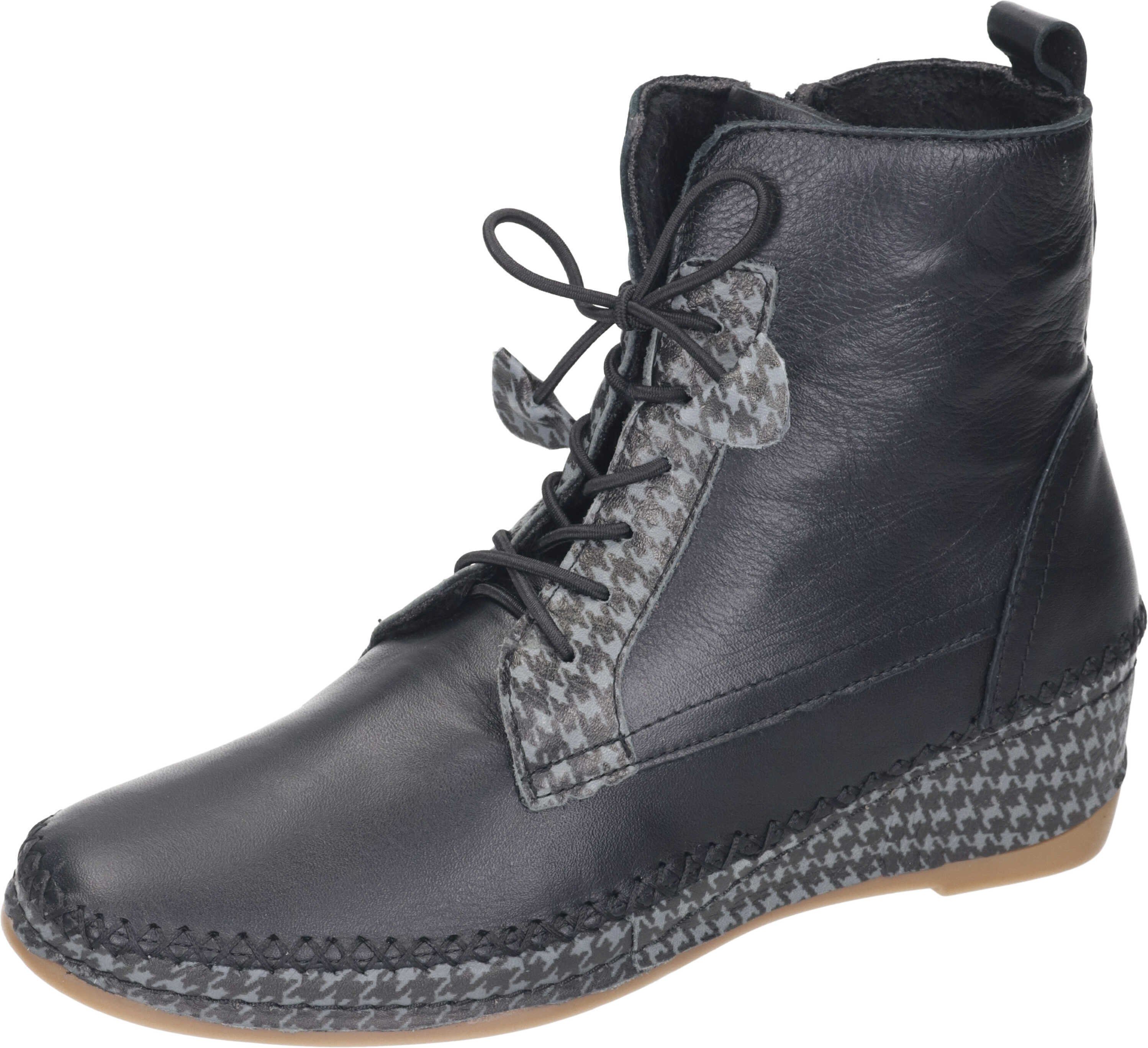 Manitu Stiefeletten Schnürstiefelette aus echtem Leder günstig online kaufen