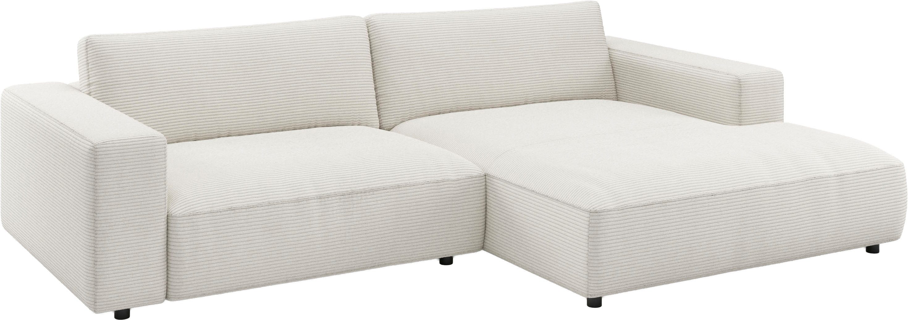 Musterring Ecksofa MR LUCIA, Charakterstarker Lounge-Komfort von Musterring, XXL-Longchair, erstklassige Kammerkissen & zeitloser Look