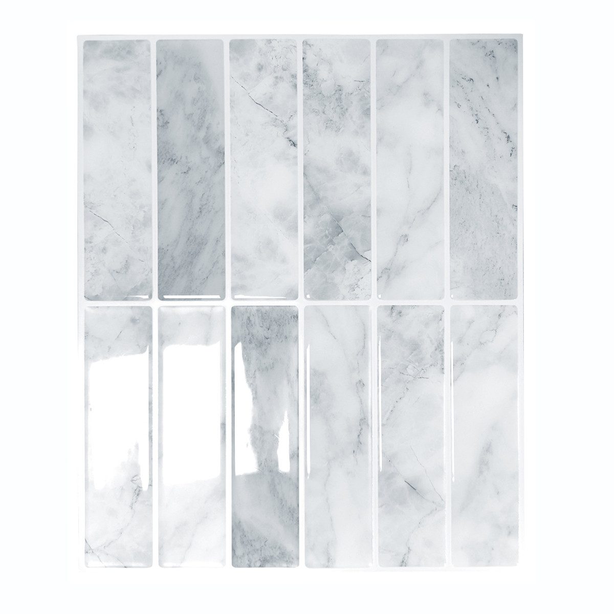 Minicloss Küchenrückwand Fliesenaufkleber Klebefliesen Wandfliesen Metro Fliesen, (1-tlg), Selbstklebend (23 x 29 cm)