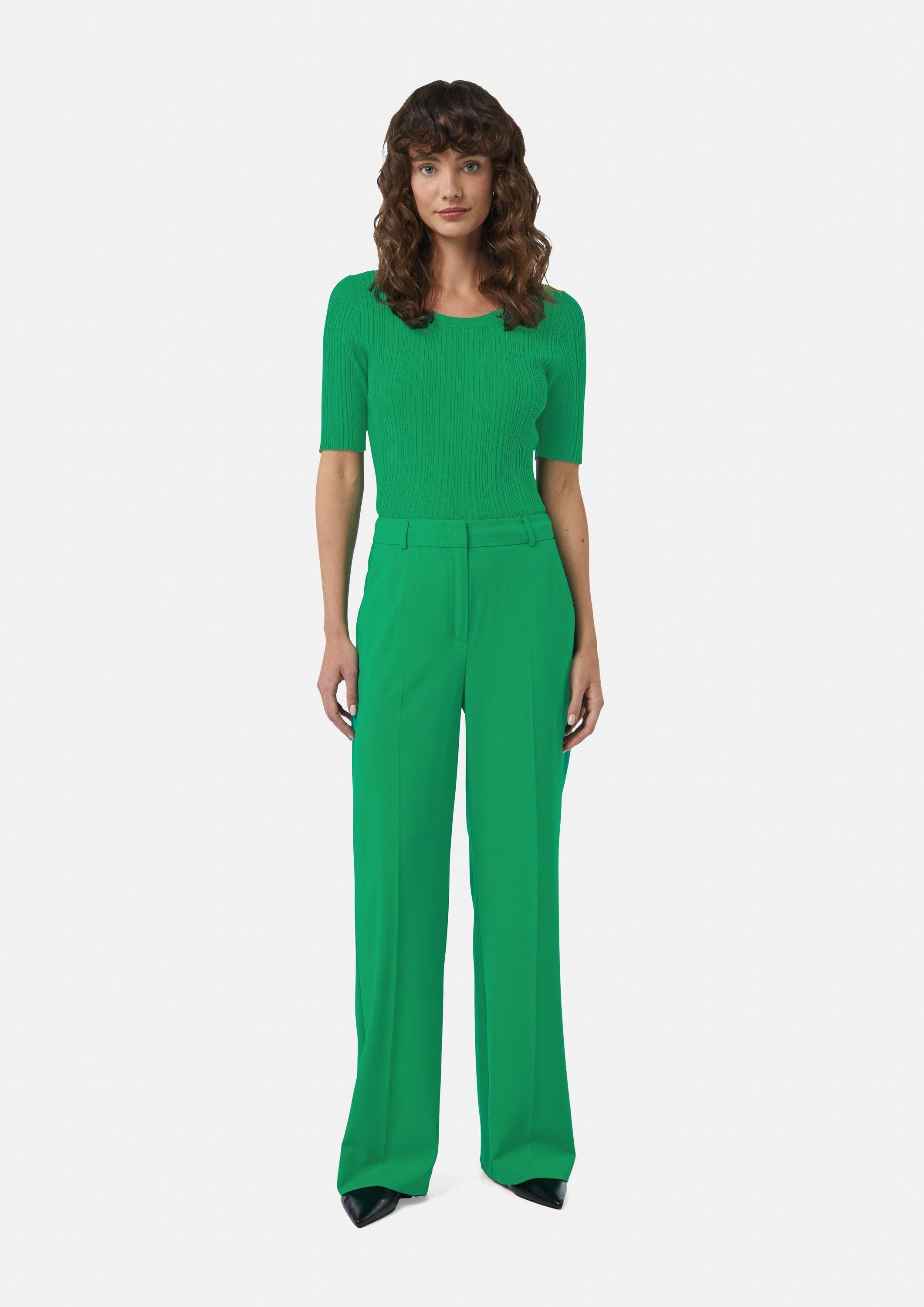 comma Chinos Hose Hochwertige Hose mit Wide Leg günstig online kaufen