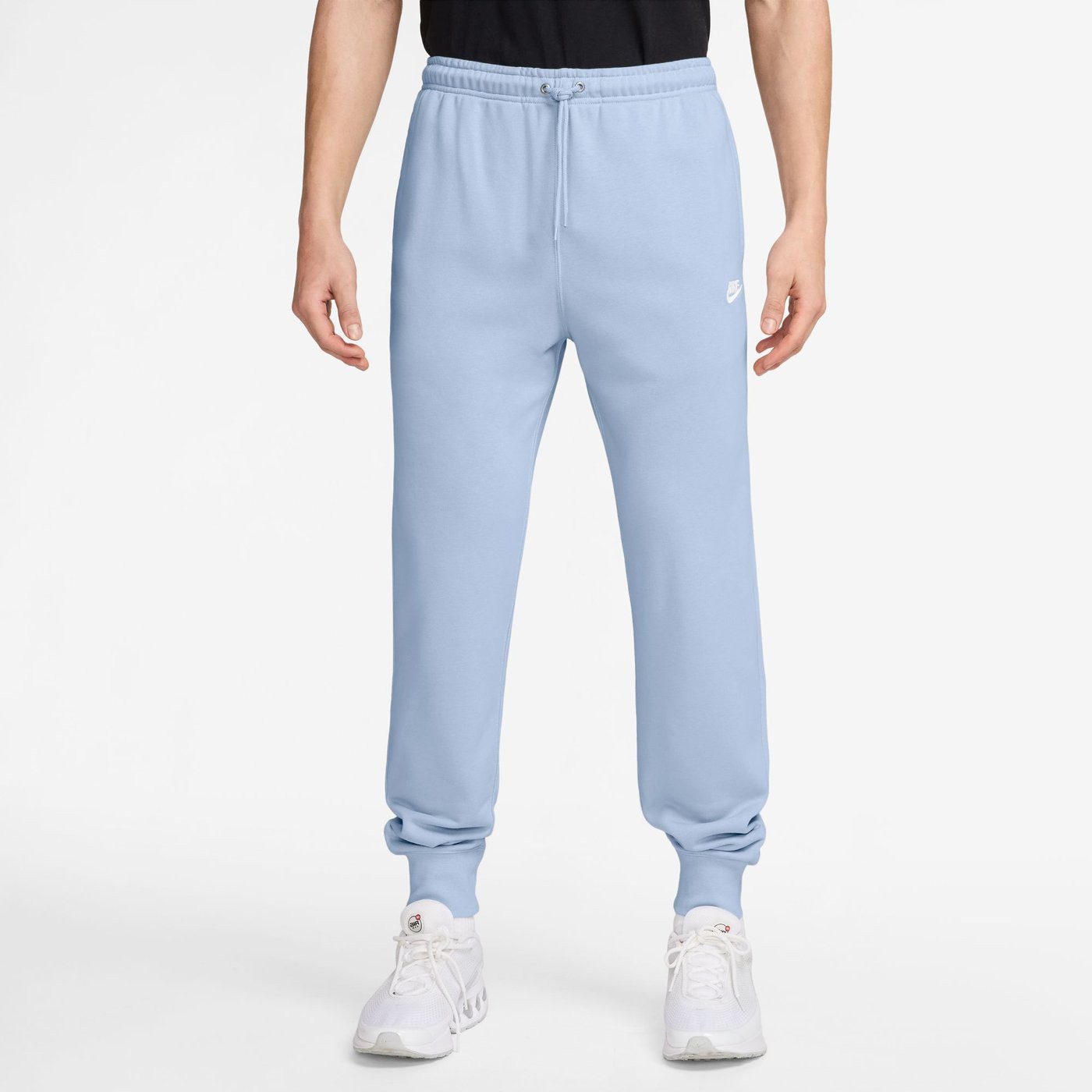 Nike Sporthose M NK CLUB FT JOGGER HYDROGEN BLUE/HYDROGEN BLUE/WH