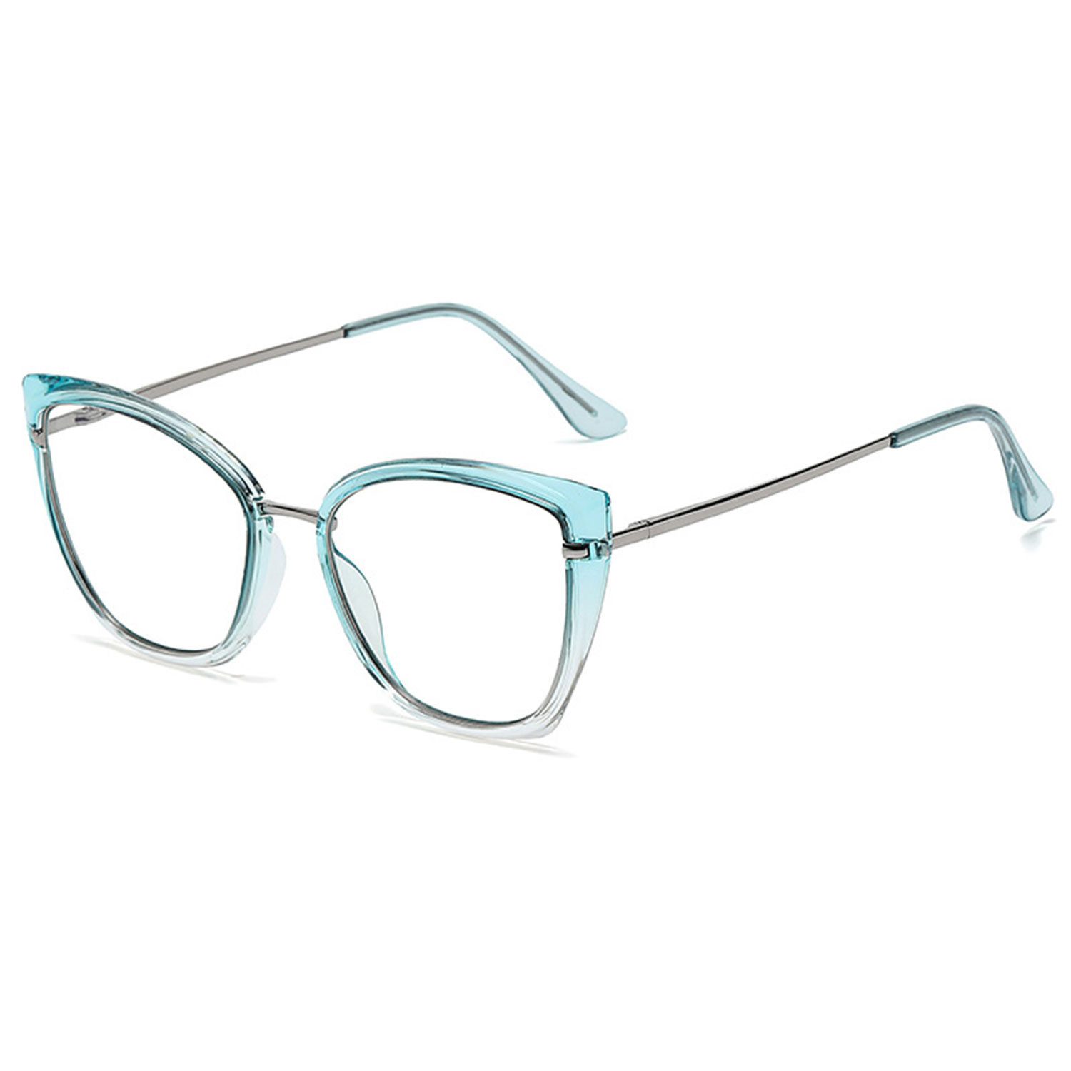 MAGICSHE Brille Mode Anti-Blaulichtbrille Computer Brille Damen, Katzenauge Blaulichtfilter Brille,Schutzbrille für Bildschirme