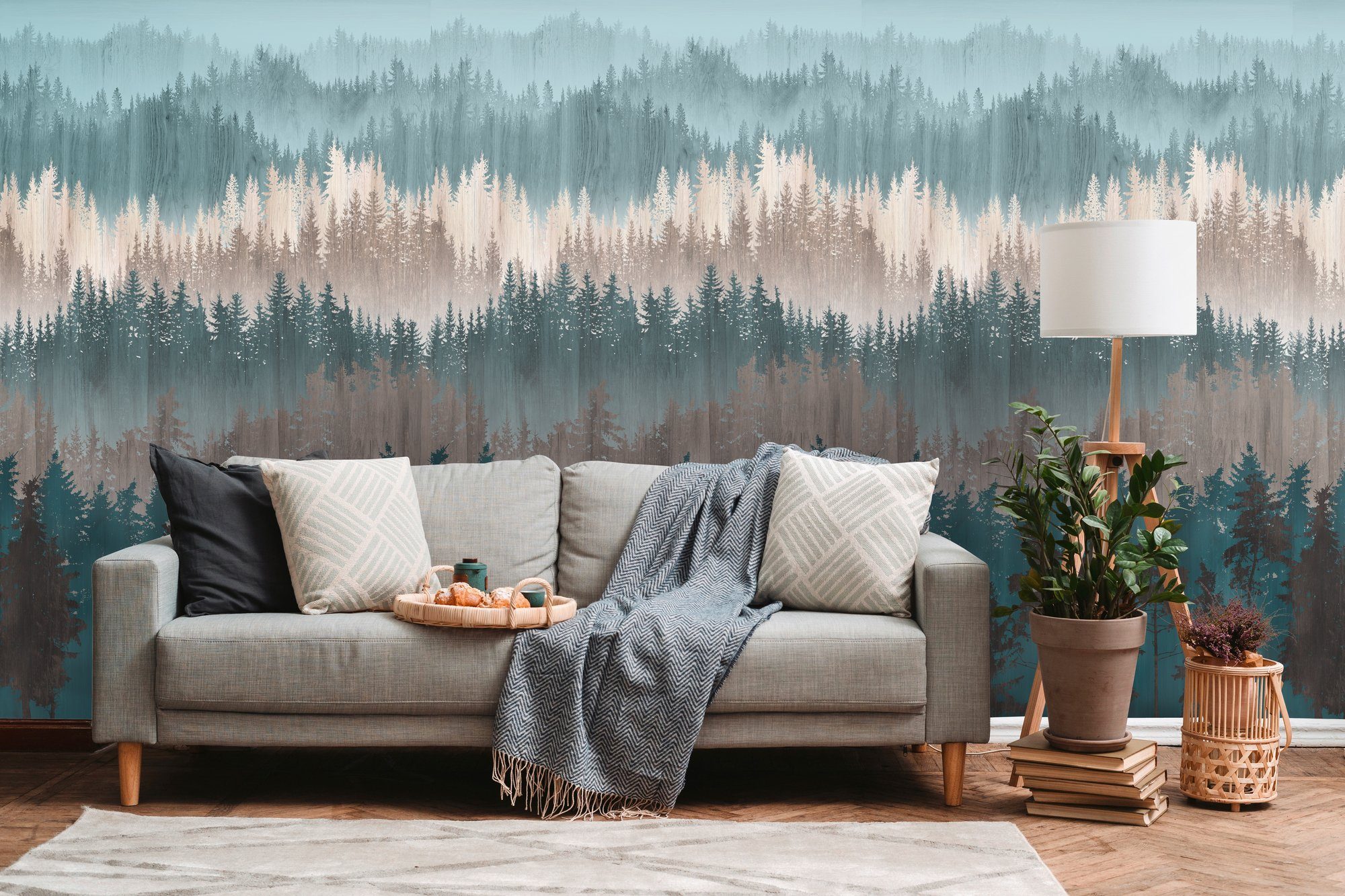 Bricoflor Tapete mit Dreiecken Geometrisch Moderne Vliestapete in Creme Wei günstig online kaufen