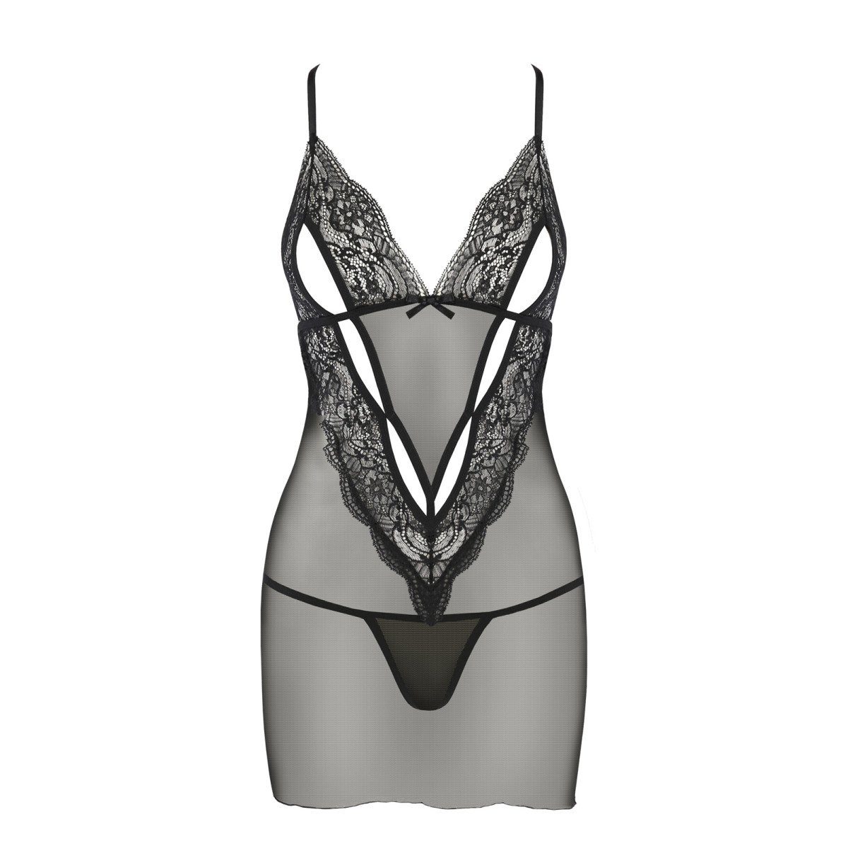 Avanua Negligé Avanua - AV Vendi chemise black - (L/XL,S/M) (Packung)