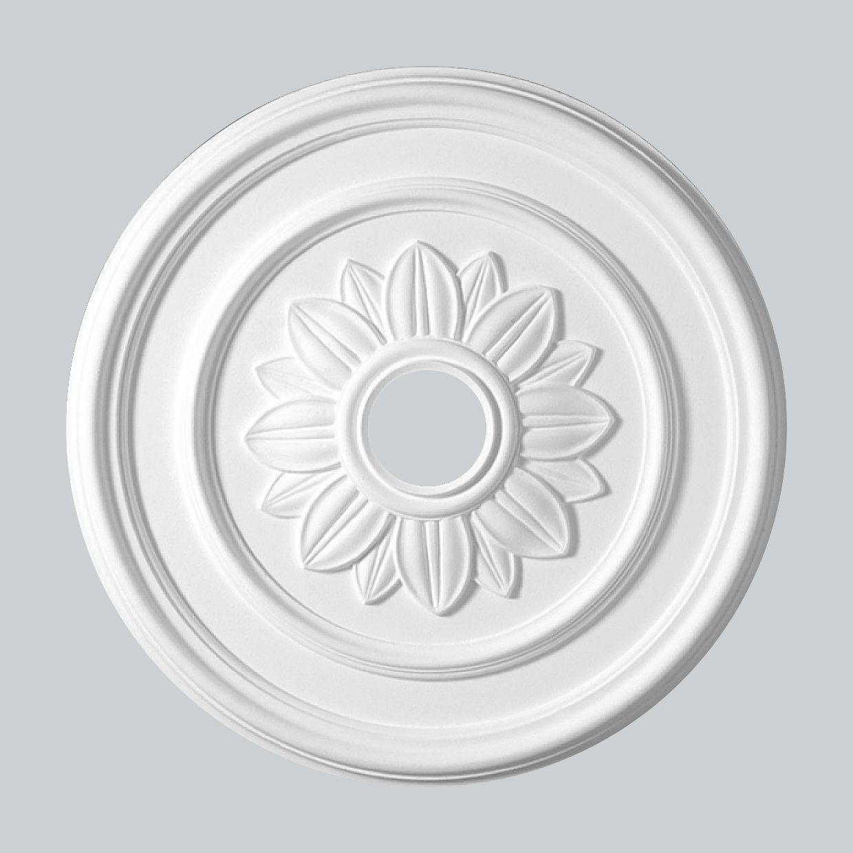 Homestar Decken-Rosette "Flora" Ø = 52 cm, perfekte Akzente für Ihre Wohnräume | Wandobjekte