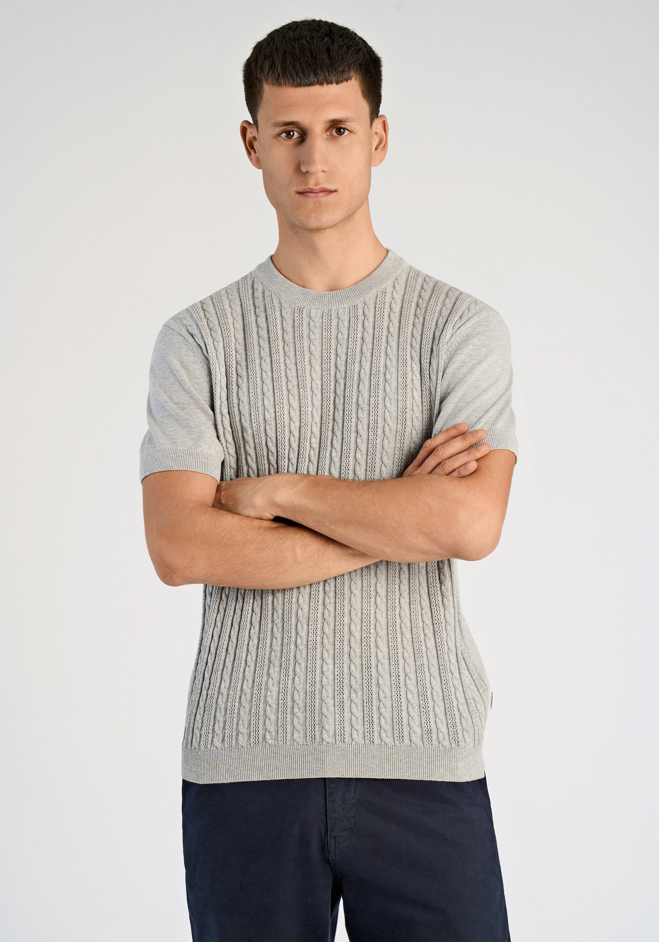LINDBERGH Kurzarmshirt T-Shirt (Kurzarm) Relaxed Fit