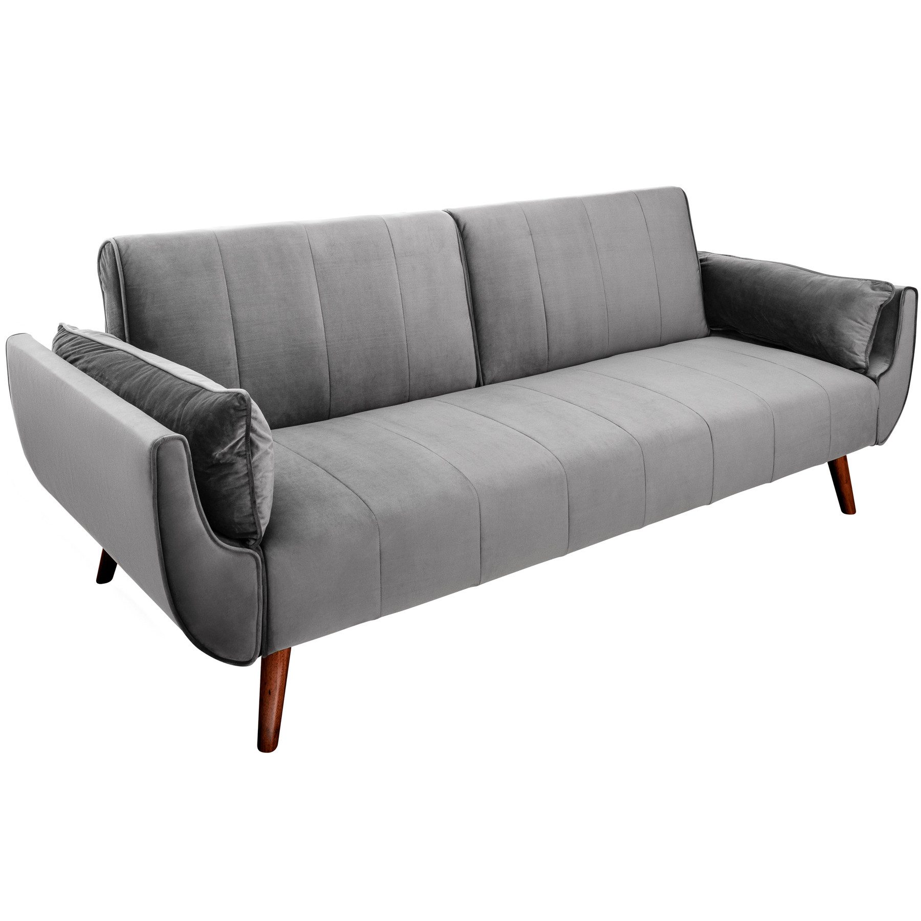 riess-ambiente Schlafsofa DIVANI 220cm silbergrau / günstig online kaufen