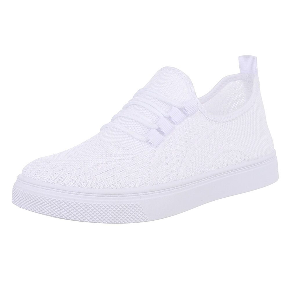 Stylischer Freizeitschuh aus Mesh in Schwarz Sneaker