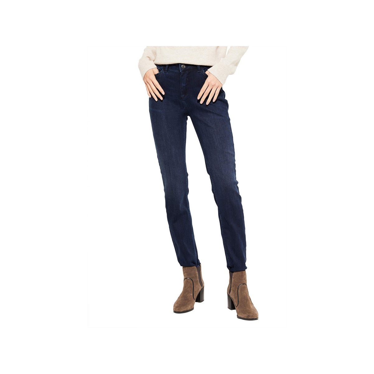 Comma 5-Pocket-Jeans blau (1-tlg)
