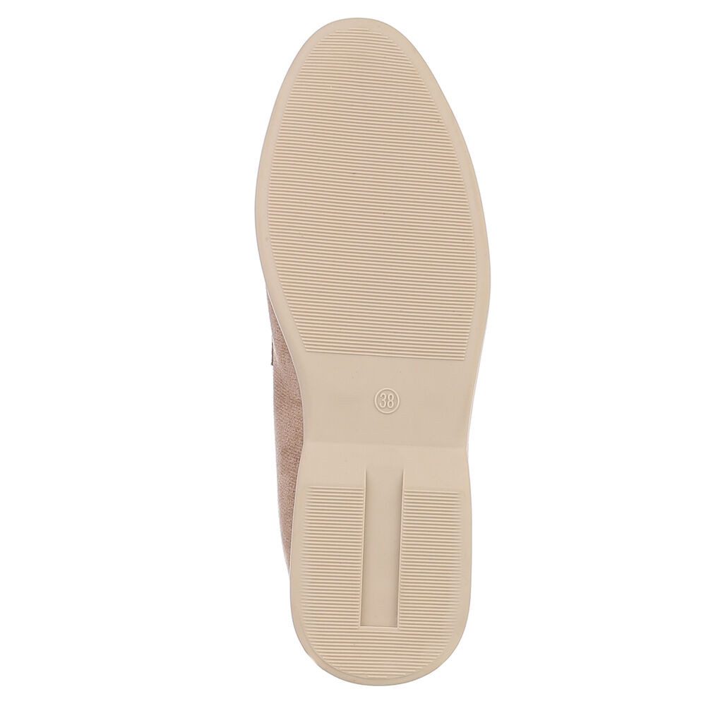 Ital-Design Elegante Mokassins für Damen – Komfortabel und Vielseitig Slipper (90033041) Blockabsatz Mokassins in Hellbraun