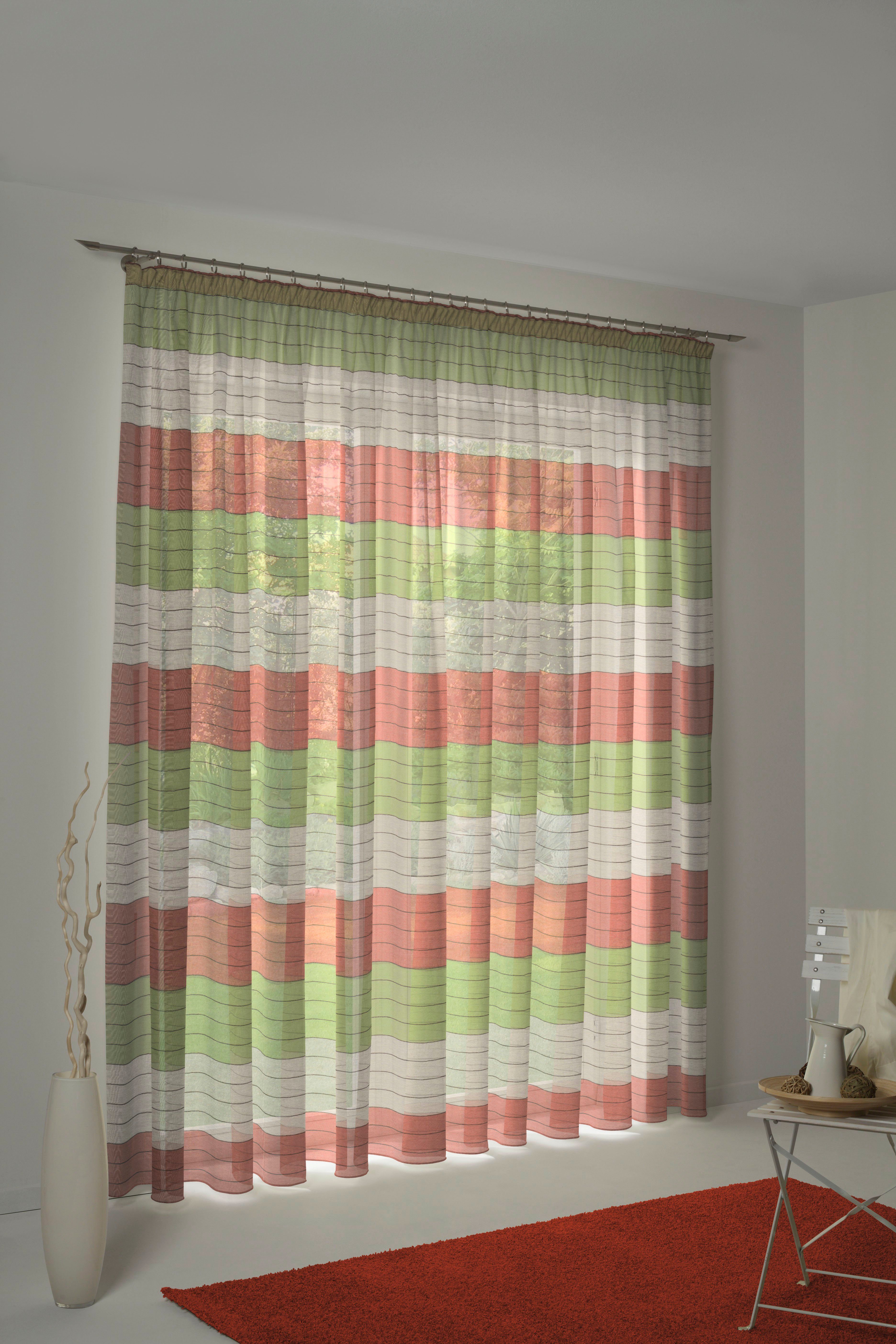 Wirth Vorhang Barletta (1 St), Kräuselband, blickdicht