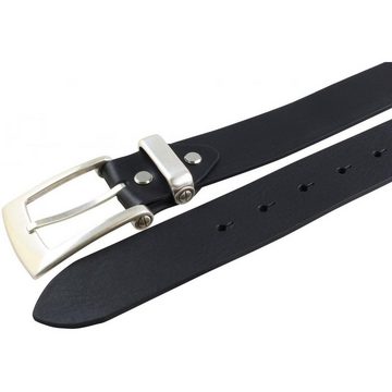 BELTINGER Ledergürtel Designer-Gürtel aus Vollrindleder mit Metall-Schlaufe 4 cm - Jeans-Gür