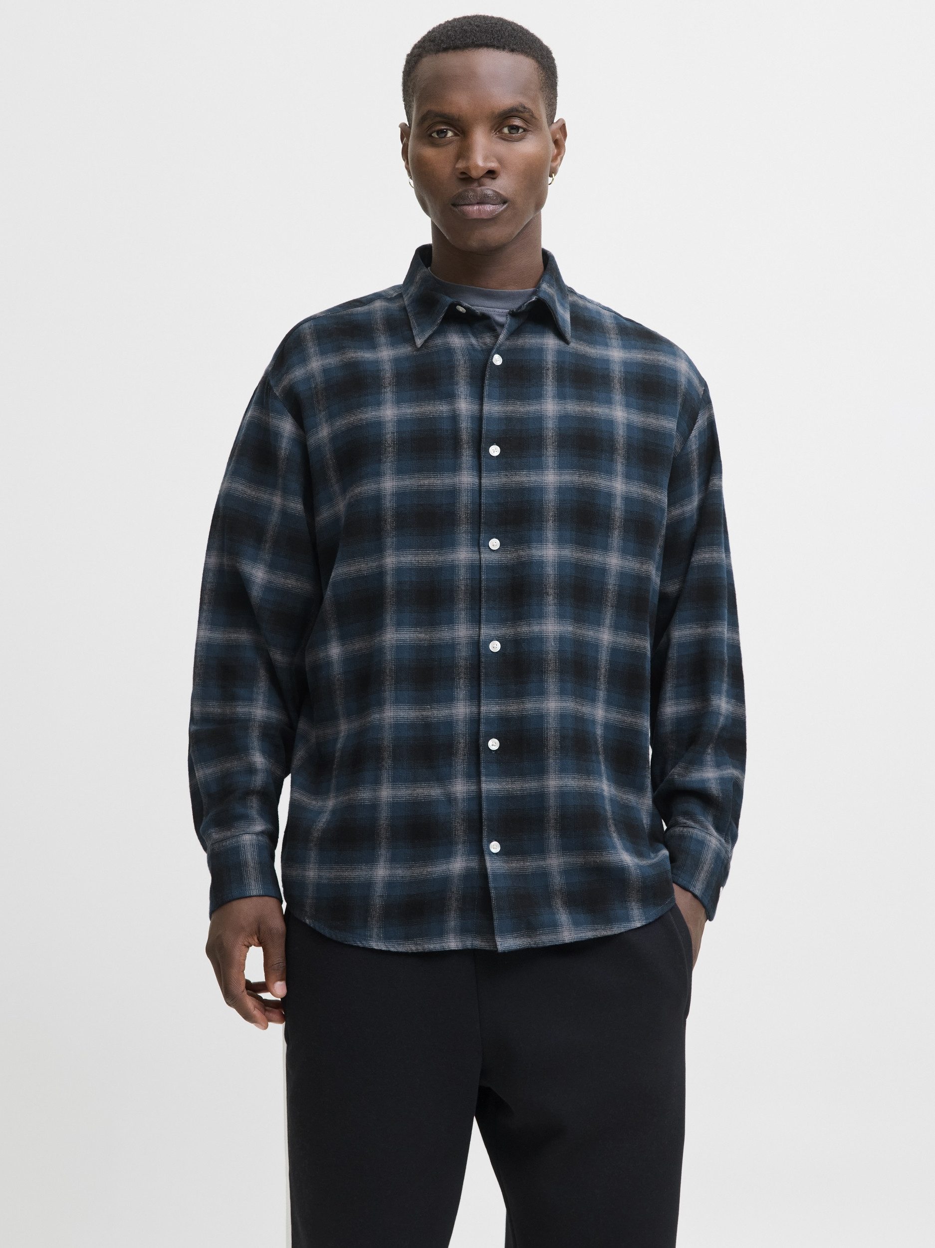 Jack & Jones Langarmhemd JCOCOVER CHECKED FLANNEL SHIRT LS günstig online kaufen