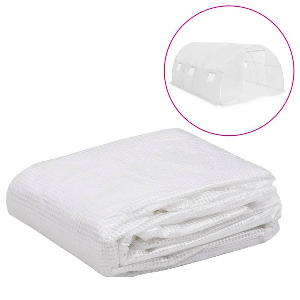 vidaXL Gewächshaus Ersatz Folie Abdeckung Ersatzfolie für Gewächshaus 13,5 m²