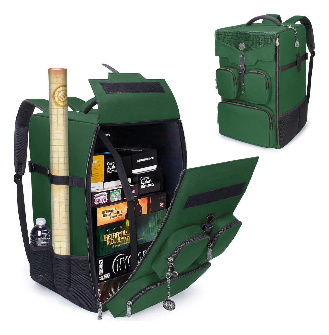 ENHANCE Rucksack Enhance Brettspiel Rucksack Collector's Edition Grün