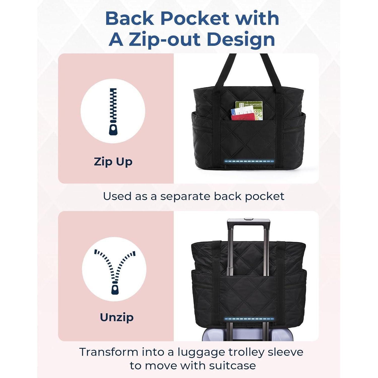 LuxusKollektion Reisetasche Große Handtasche Damen Wasserdicht 24L Reise Fitness Sporttasche