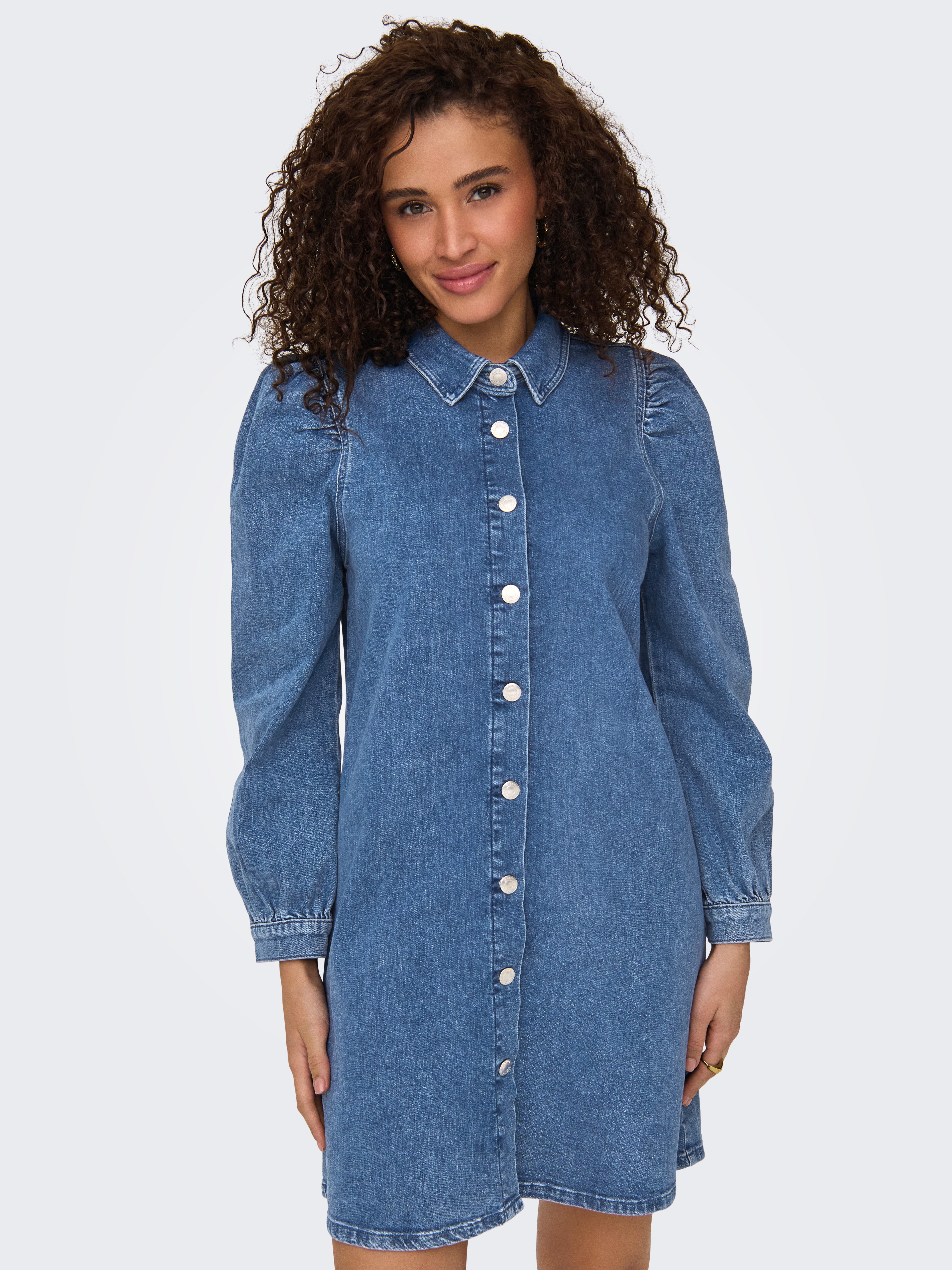 Jeanskleid ONLALMA L/S DRESS DNM CRO