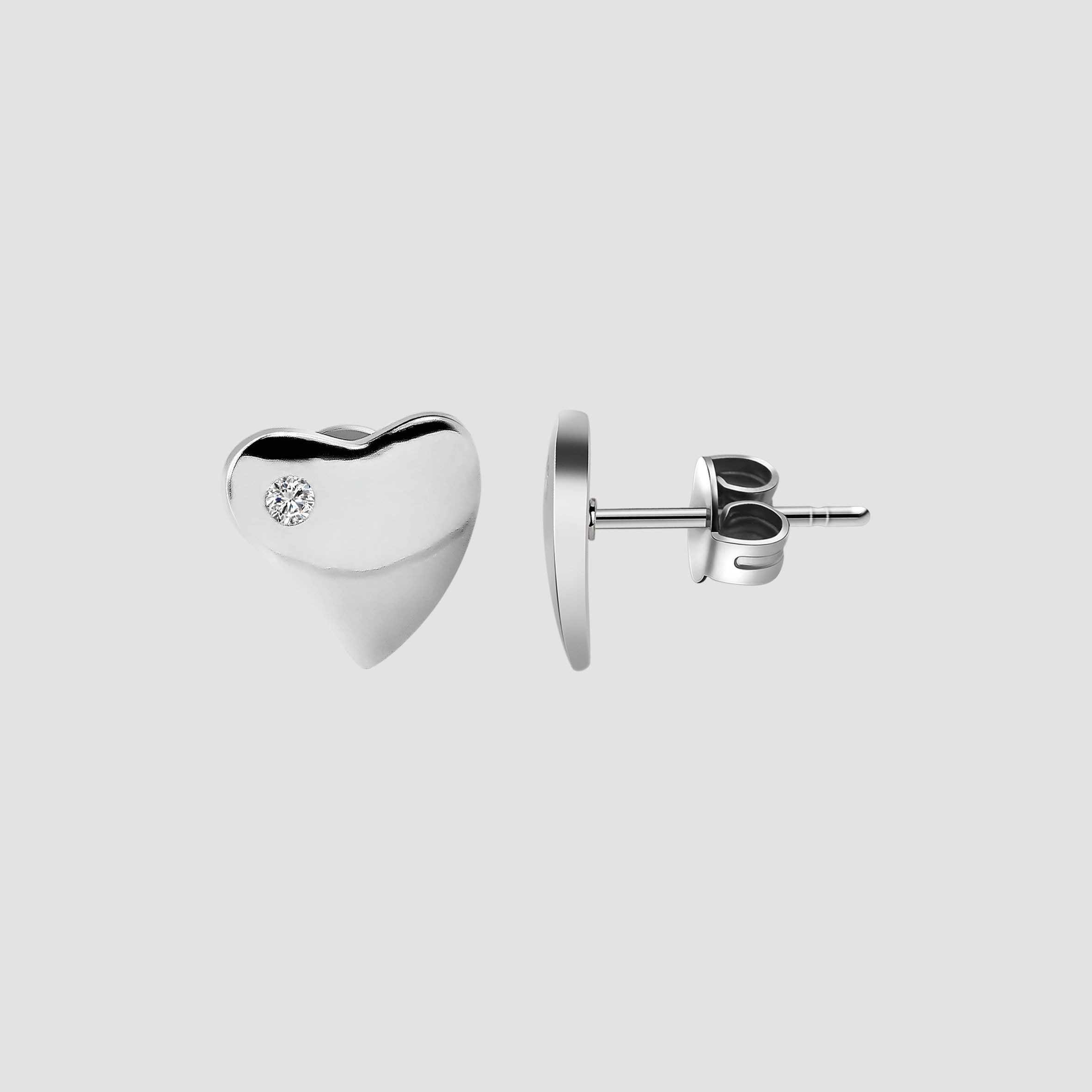 Paar Ohrhänger Ohrringe – Ohrstecker aus 925 Silber mit Zirkonia