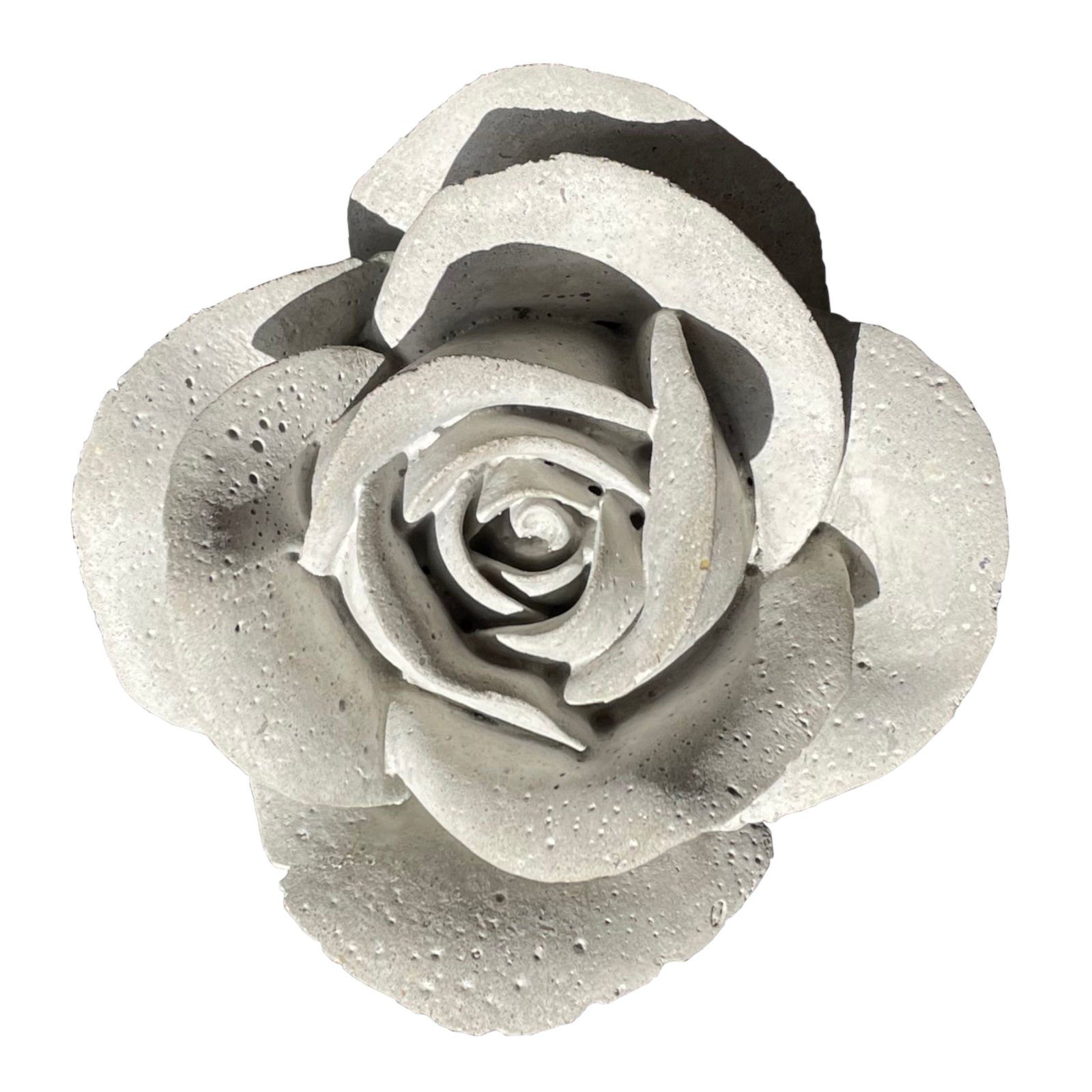 Haus ROSA, Garten ZGM Betonfigur Dekoration für und Gartenfigur Rose handgefertigte