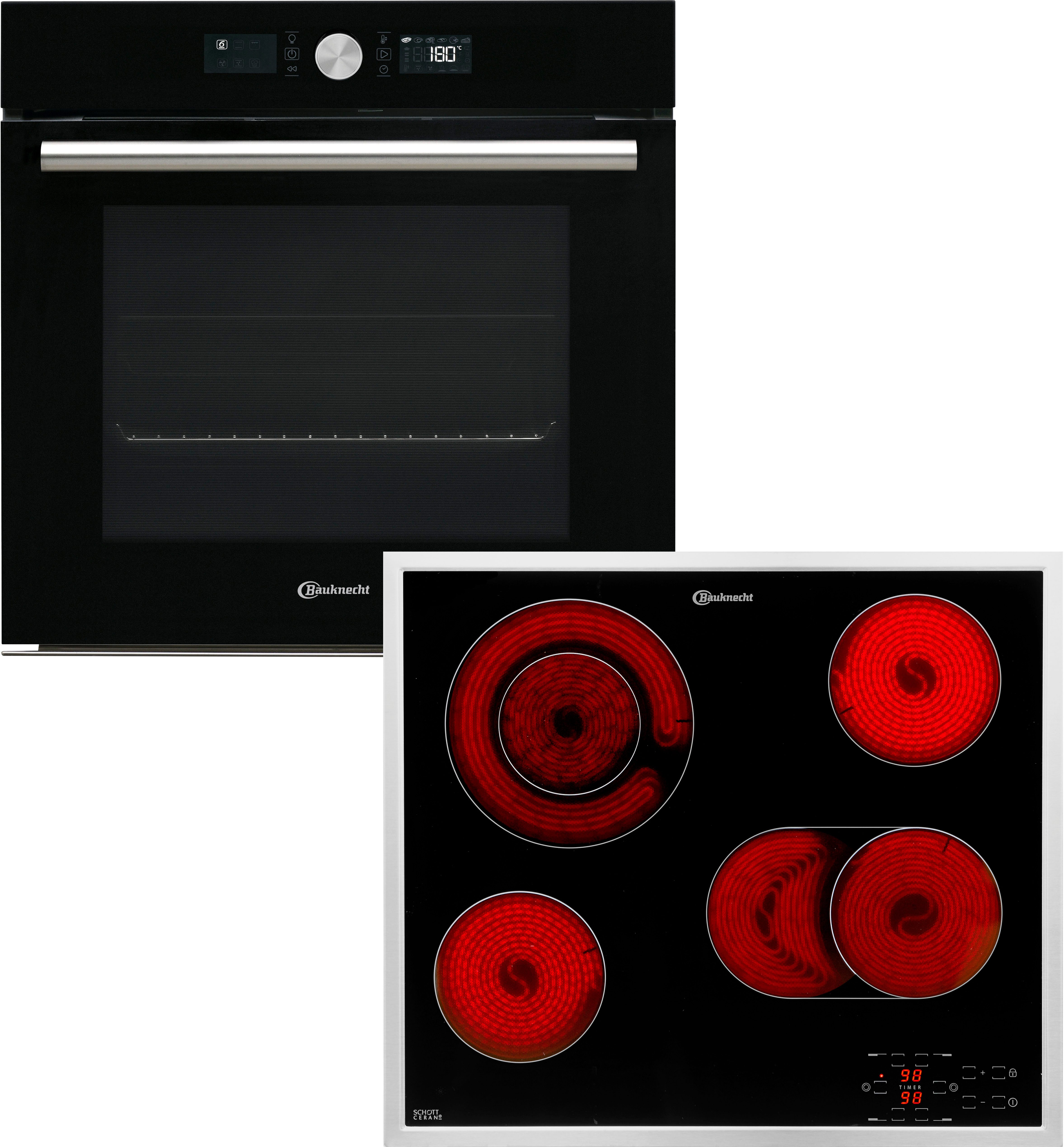 Backofen-Set BAKO 4 HR6 BLACK