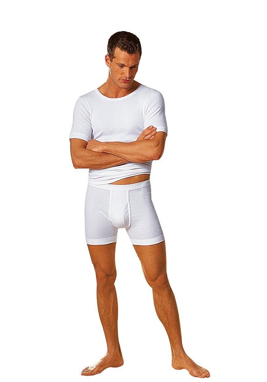 Clipper Exclusive Unterhemd (2-St) spürbar weich und glatt - in Feinripp, Unterziehshirt, Kurzarm T-Shirt – Bild 5 von 5