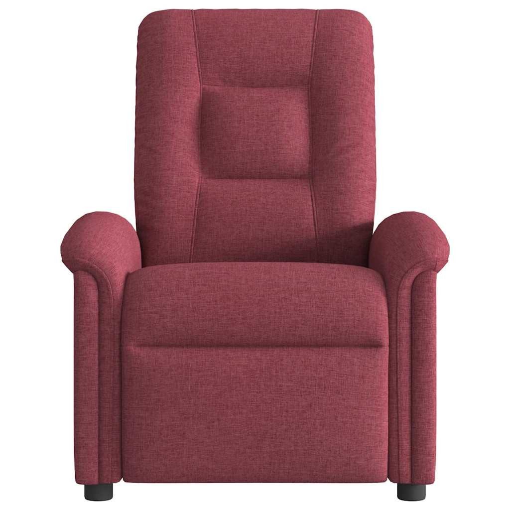 vidaXL Sessel Massagesessel Weinrot Stoff (1-St) günstig online kaufen