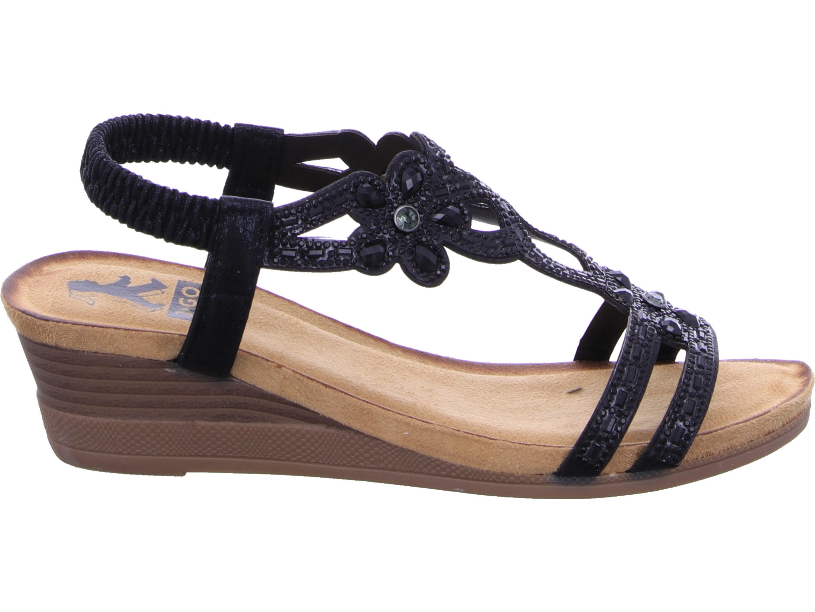 2Go Fashion Keilsandale Damen schwarz günstig online kaufen